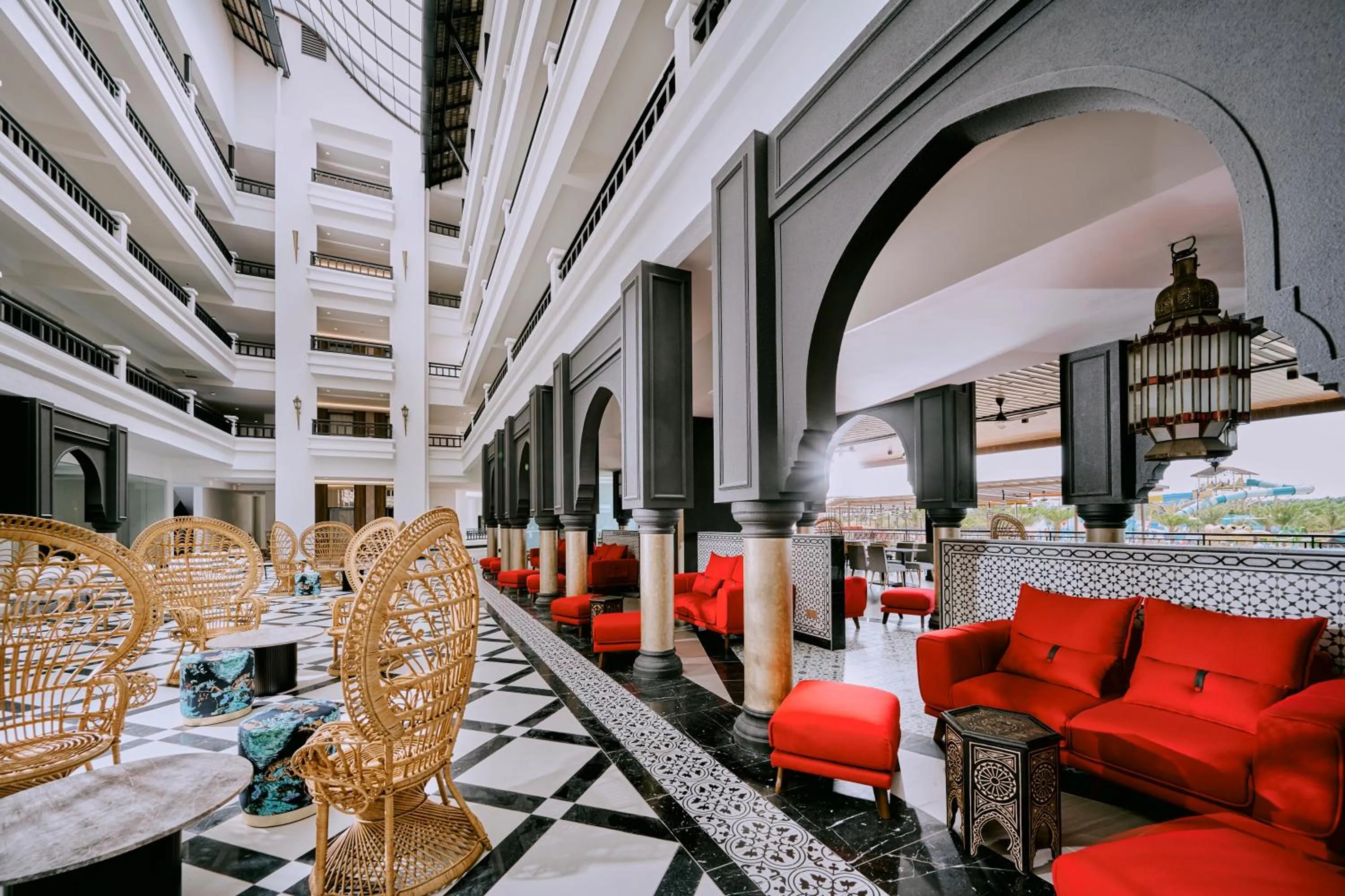 Seating area in Bertam Resort & Water Park Penang