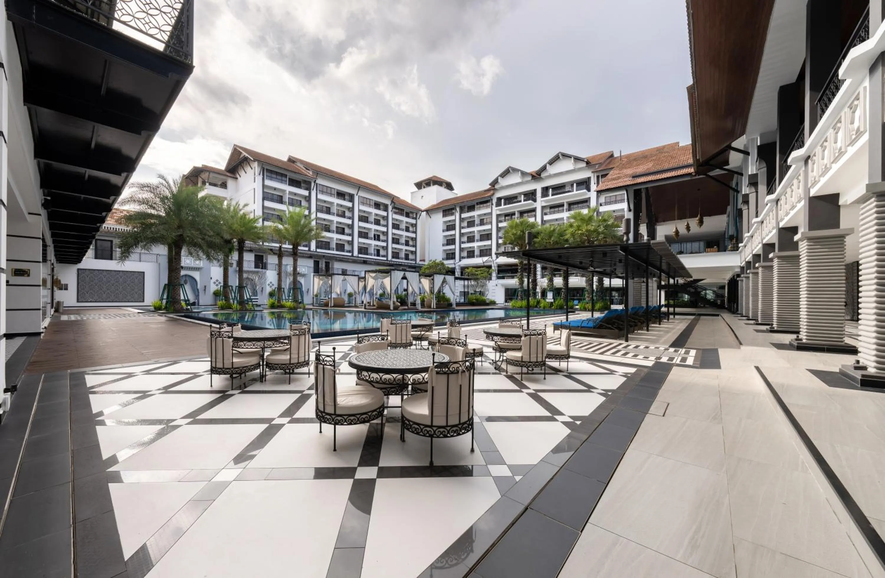 Seating area in Bertam Resort & Water Park Penang