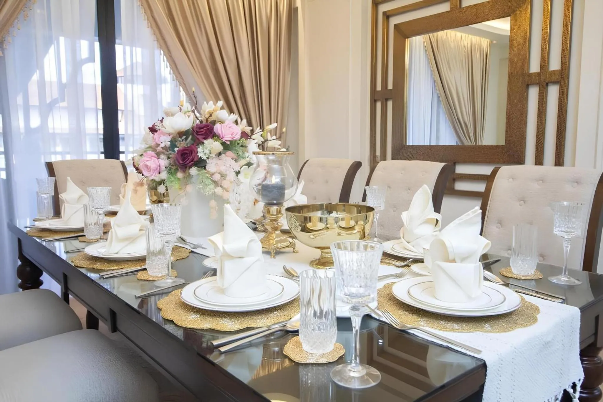 Dining area in Bertam Resort & Water Park Penang