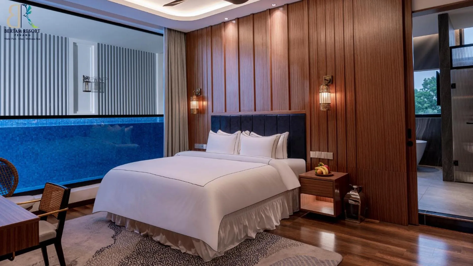 Bedroom, Bed in Bertam Resort & Water Park Penang