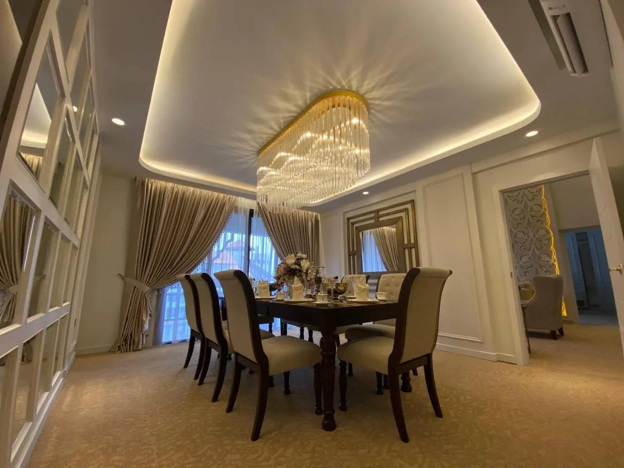 Dining area in Bertam Resort & Water Park Penang