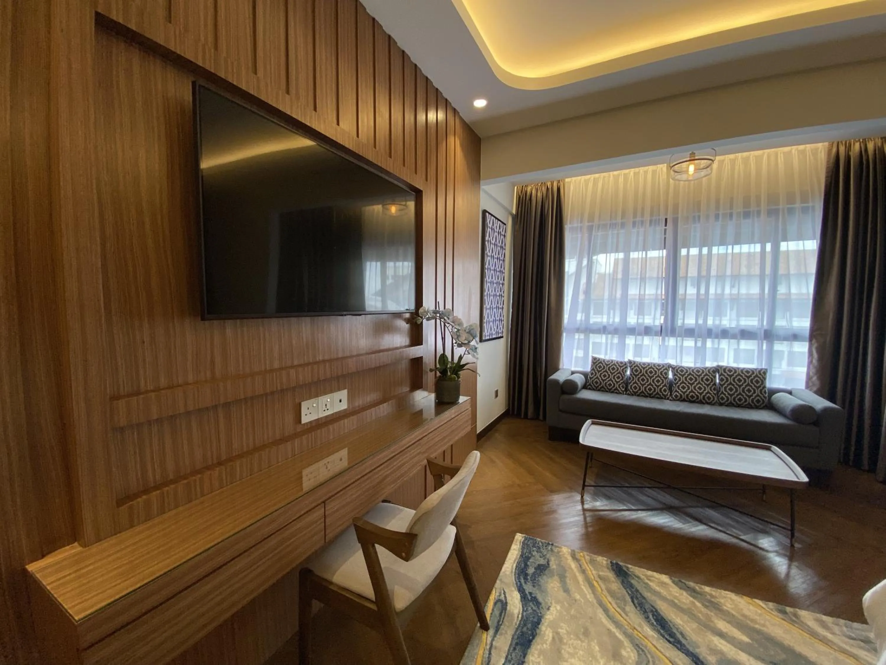 Living room in Bertam Resort & Water Park Penang