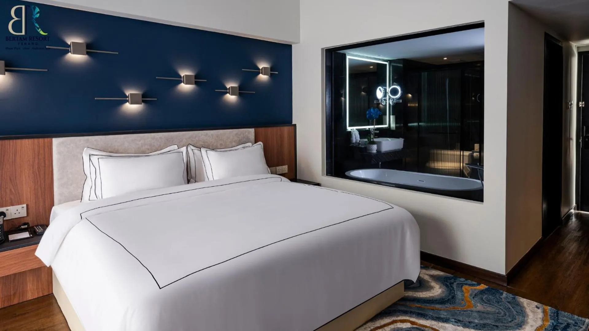 Bed in Bertam Resort & Water Park Penang