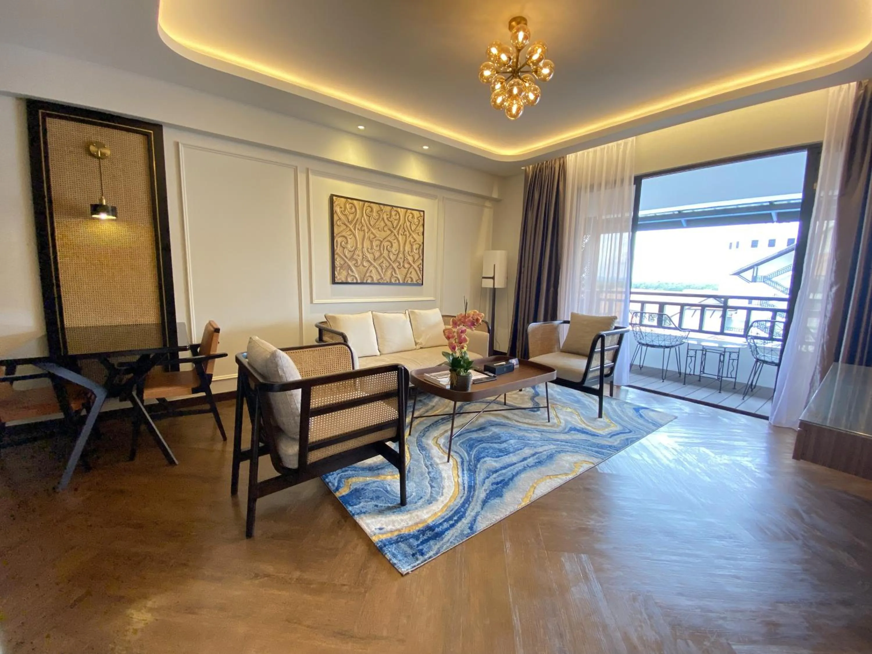 Living room in Bertam Resort & Water Park Penang