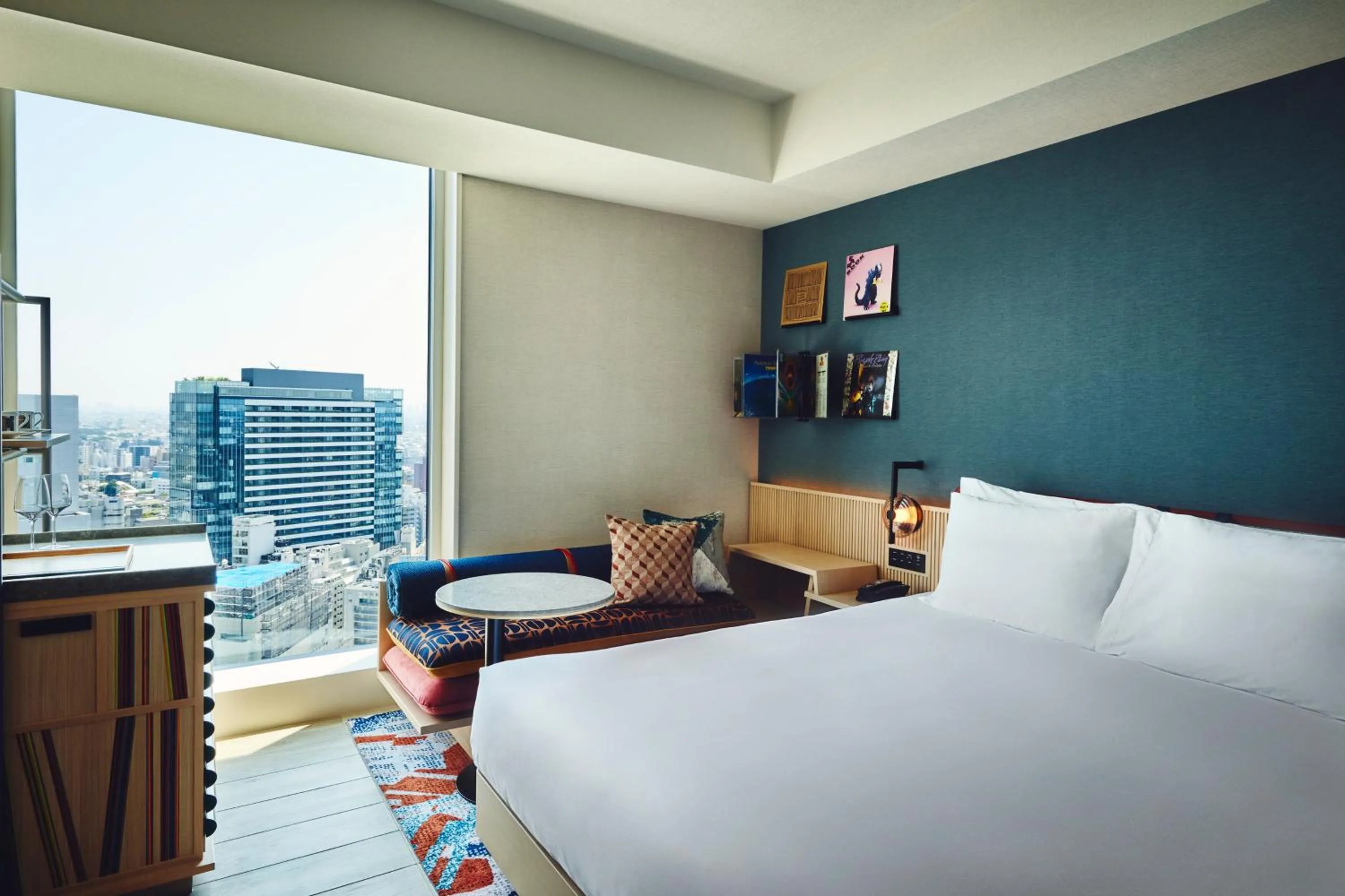 Photo of the whole room, Bed in Hotel Indigo Tokyo Shibuya