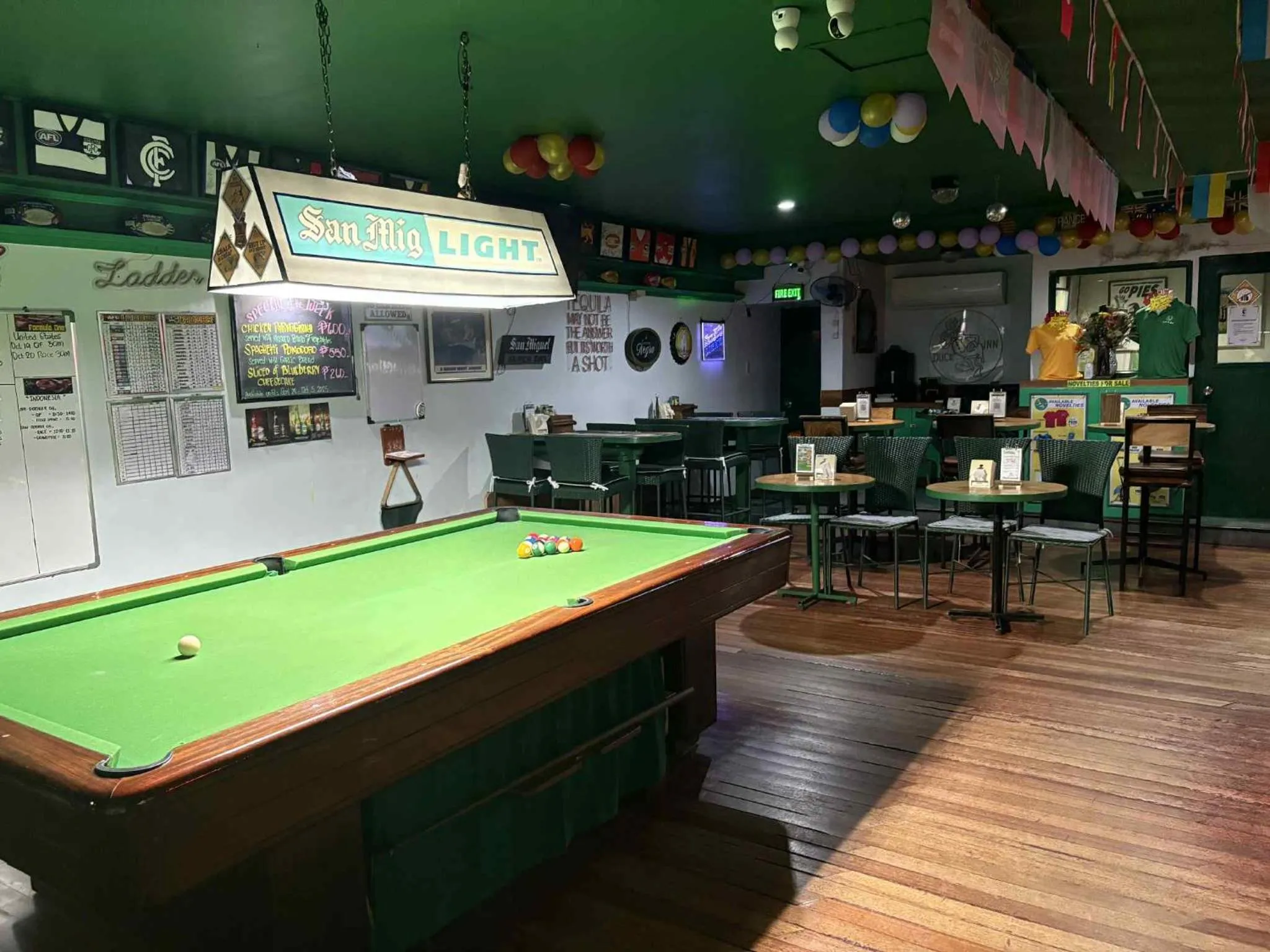 Restaurant/places to eat in duck inn manila