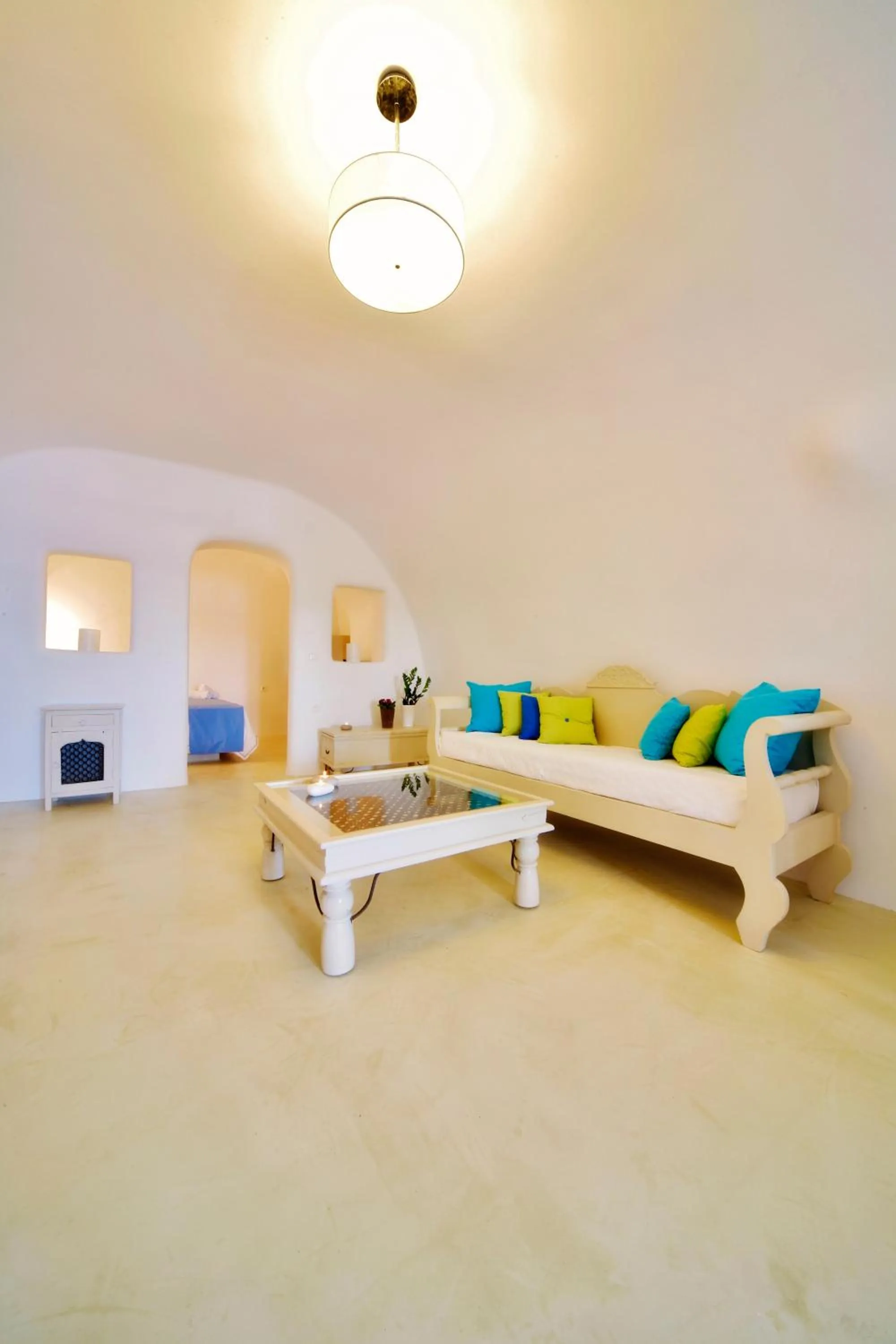 Living room in Chroma Suites