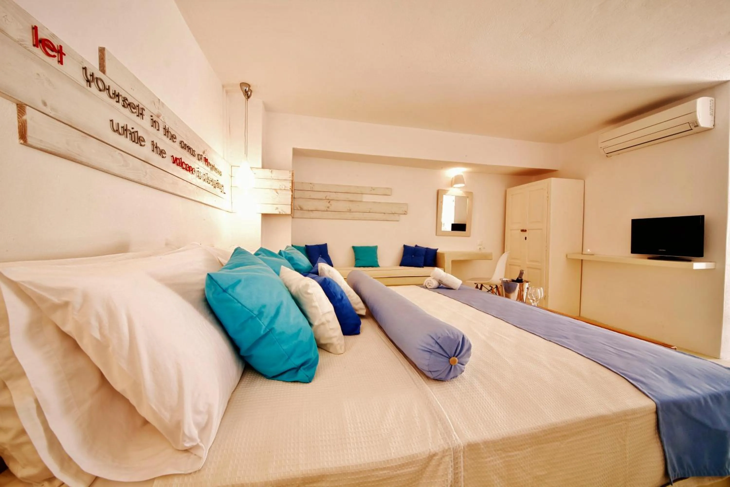 Bed in Chroma Suites