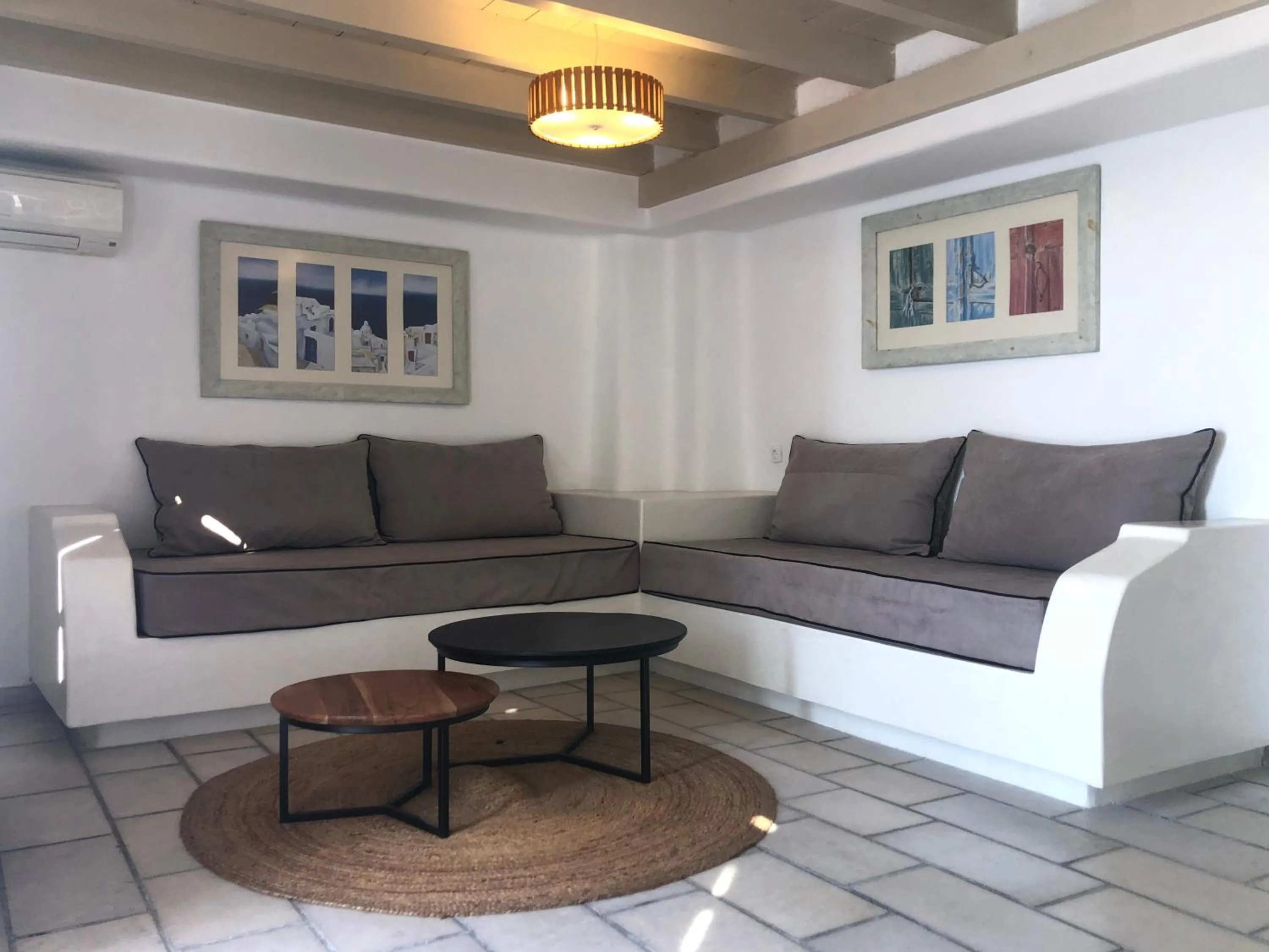 Living room in Chroma Suites