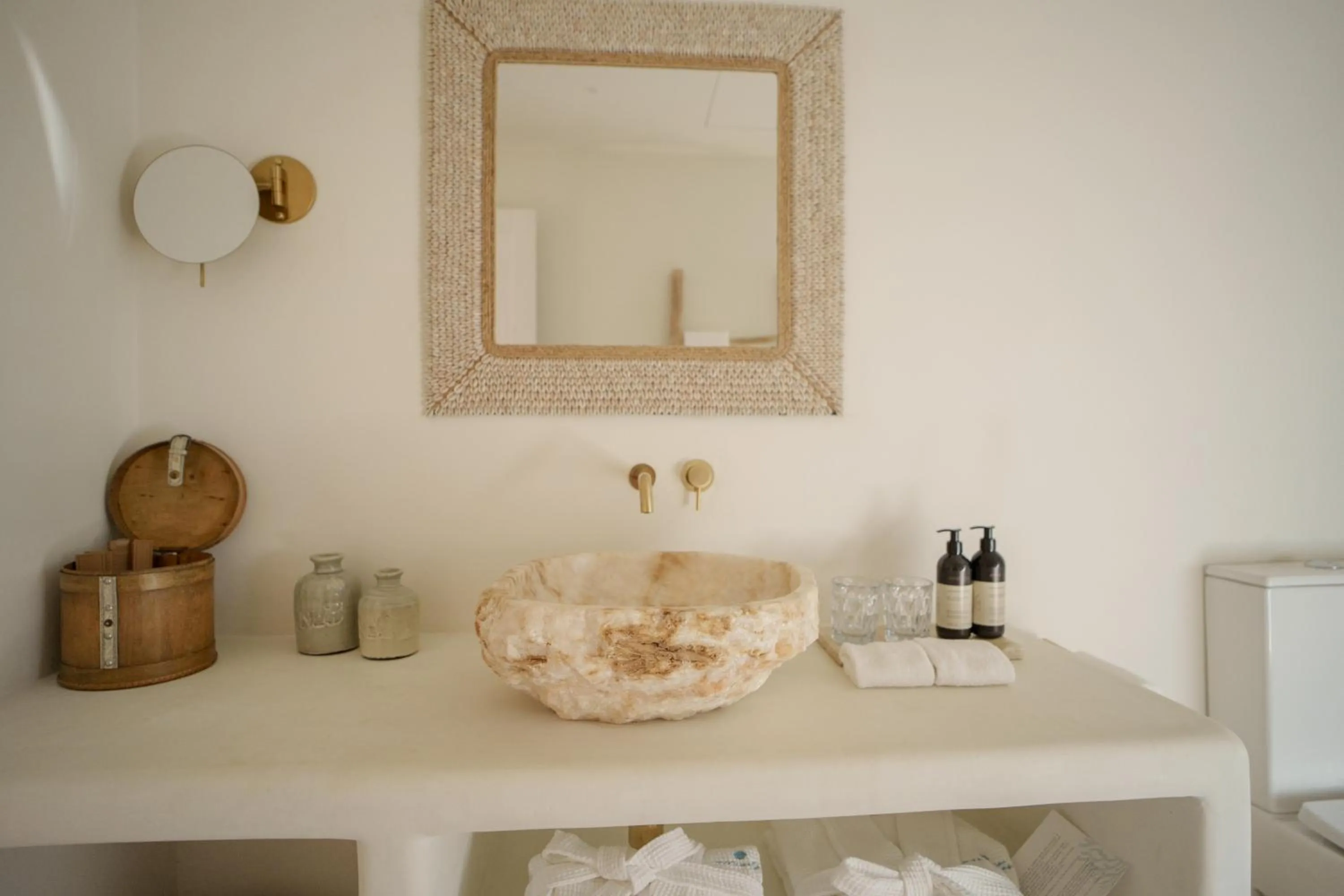 Bathroom in Mar Suites Formentera by Universal Beach Hotels
