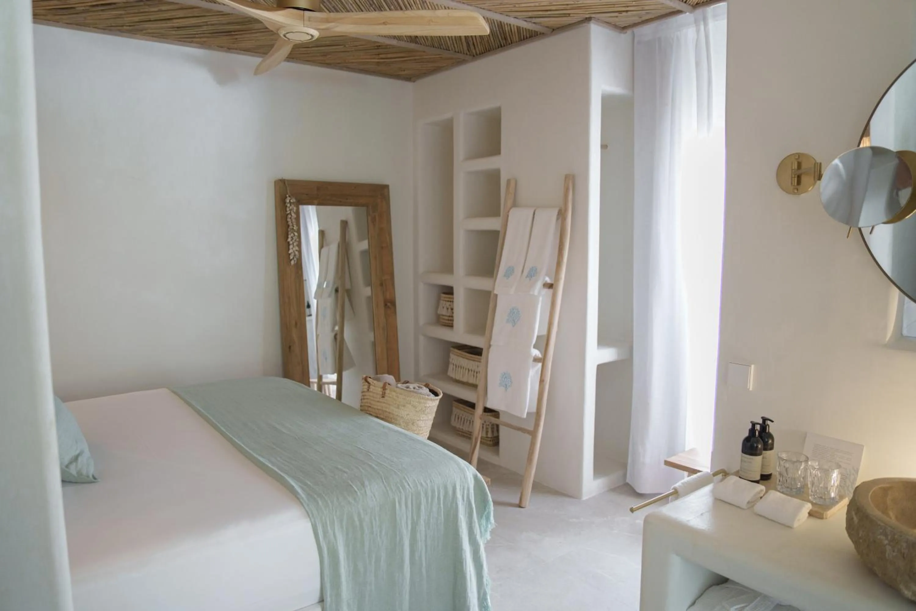 Bed in Mar Suites Formentera by Universal Beach Hotels