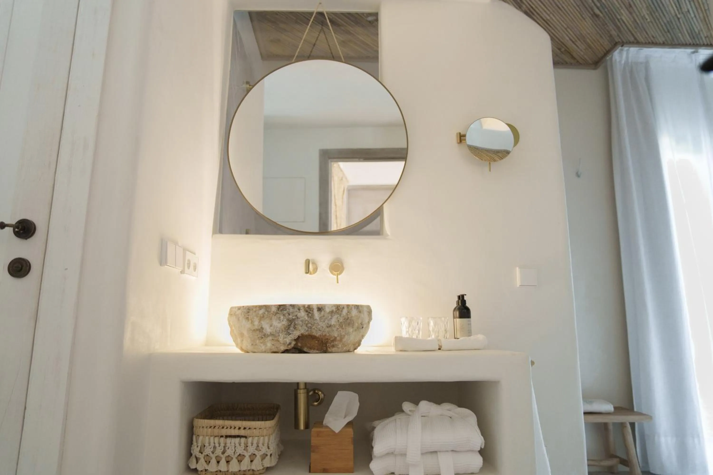 Bathroom in Mar Suites Formentera by Universal Beach Hotels