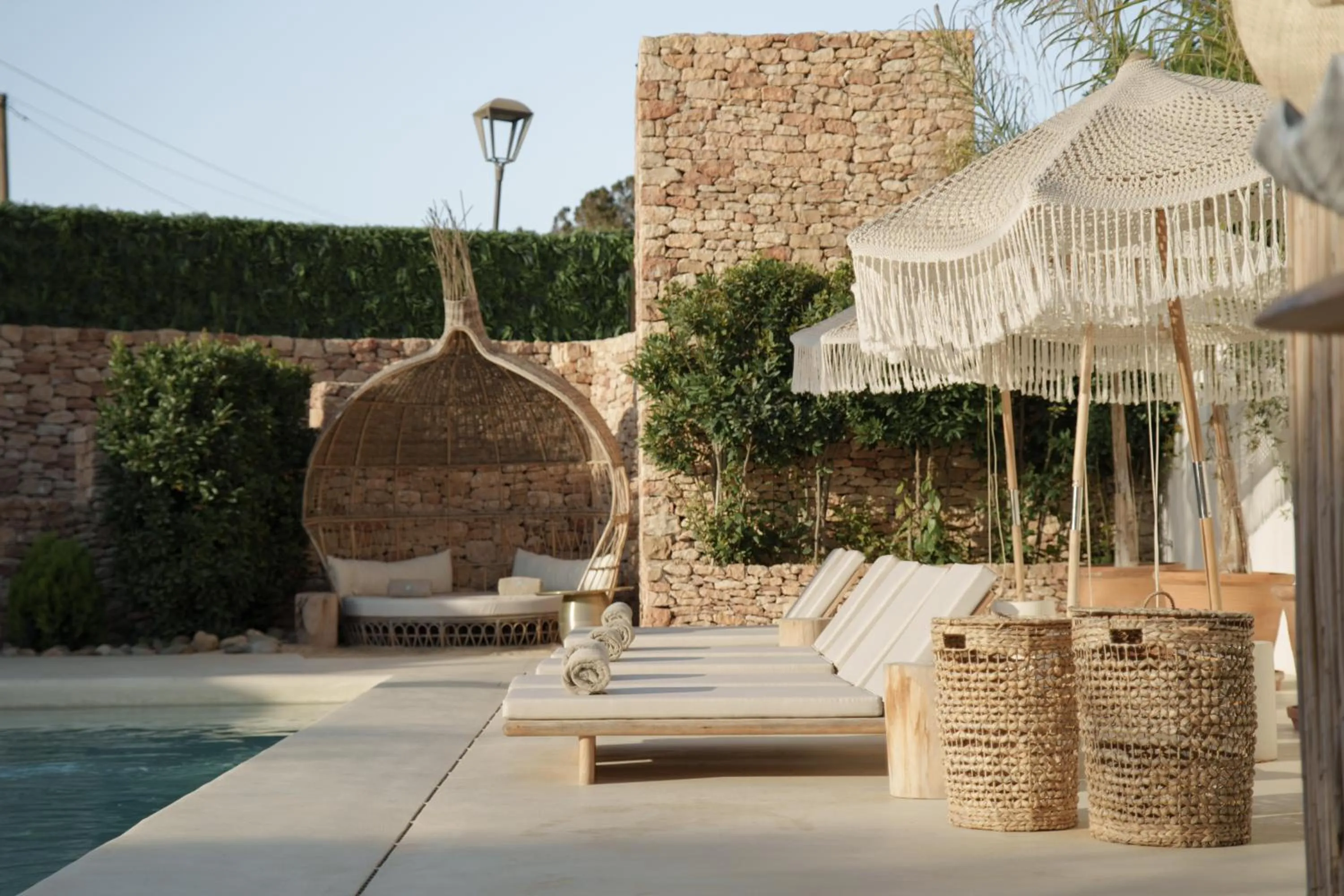 Solarium in Mar Suites Formentera by Universal Beach Hotels