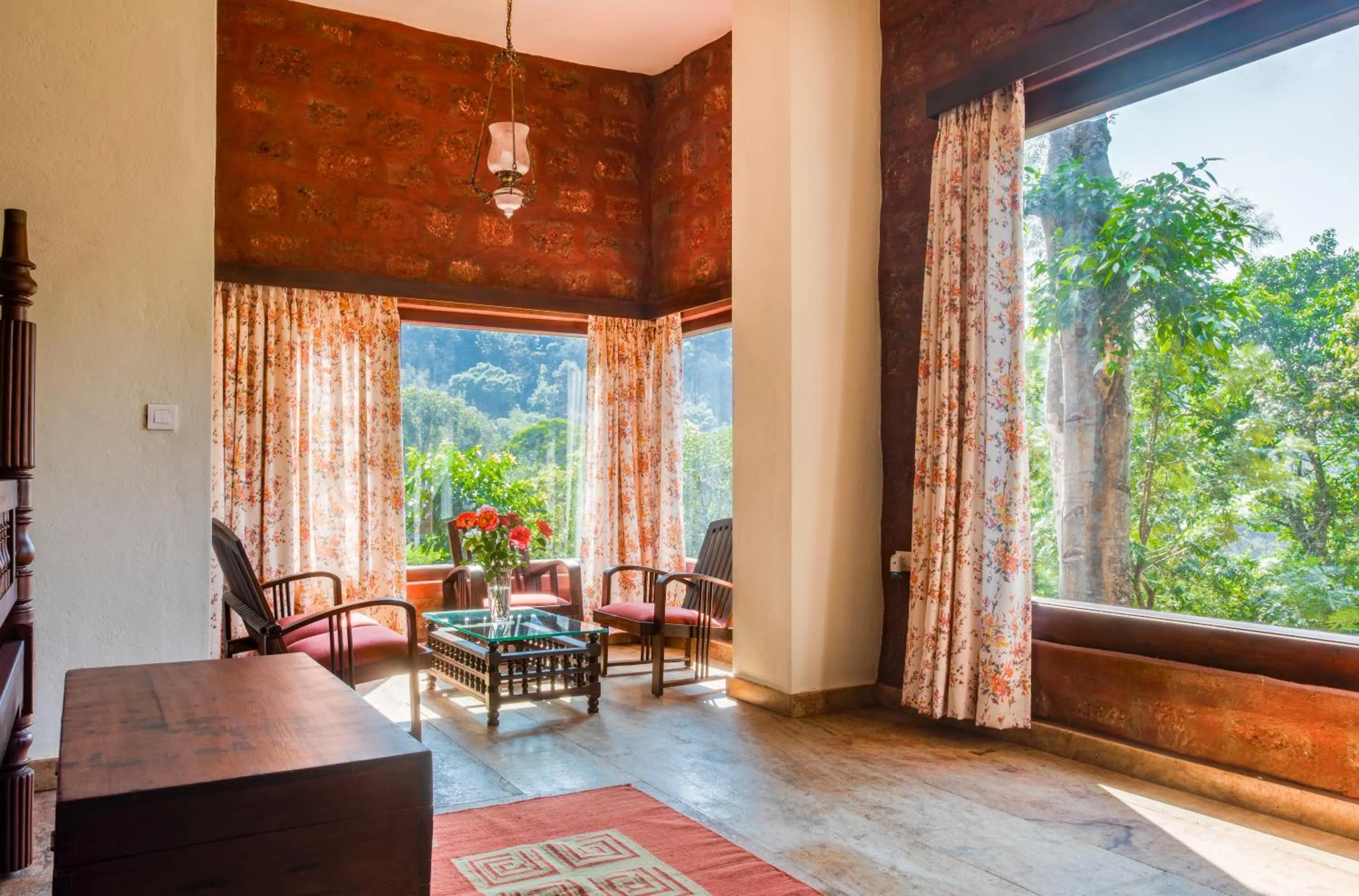Living room in Villa Urvinkhan Resorts Chikmagalur