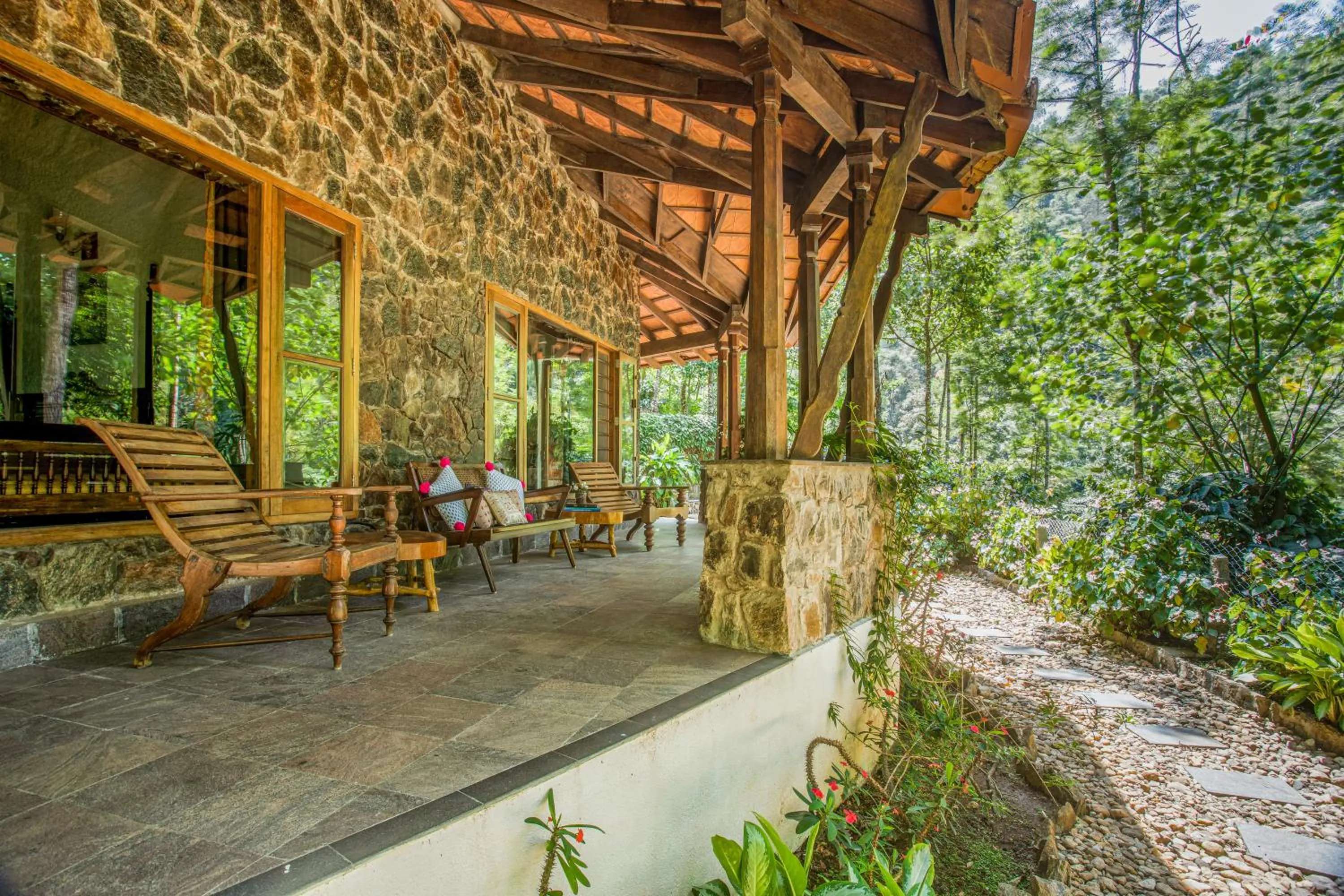 Patio in Villa Urvinkhan Resorts Chikmagalur
