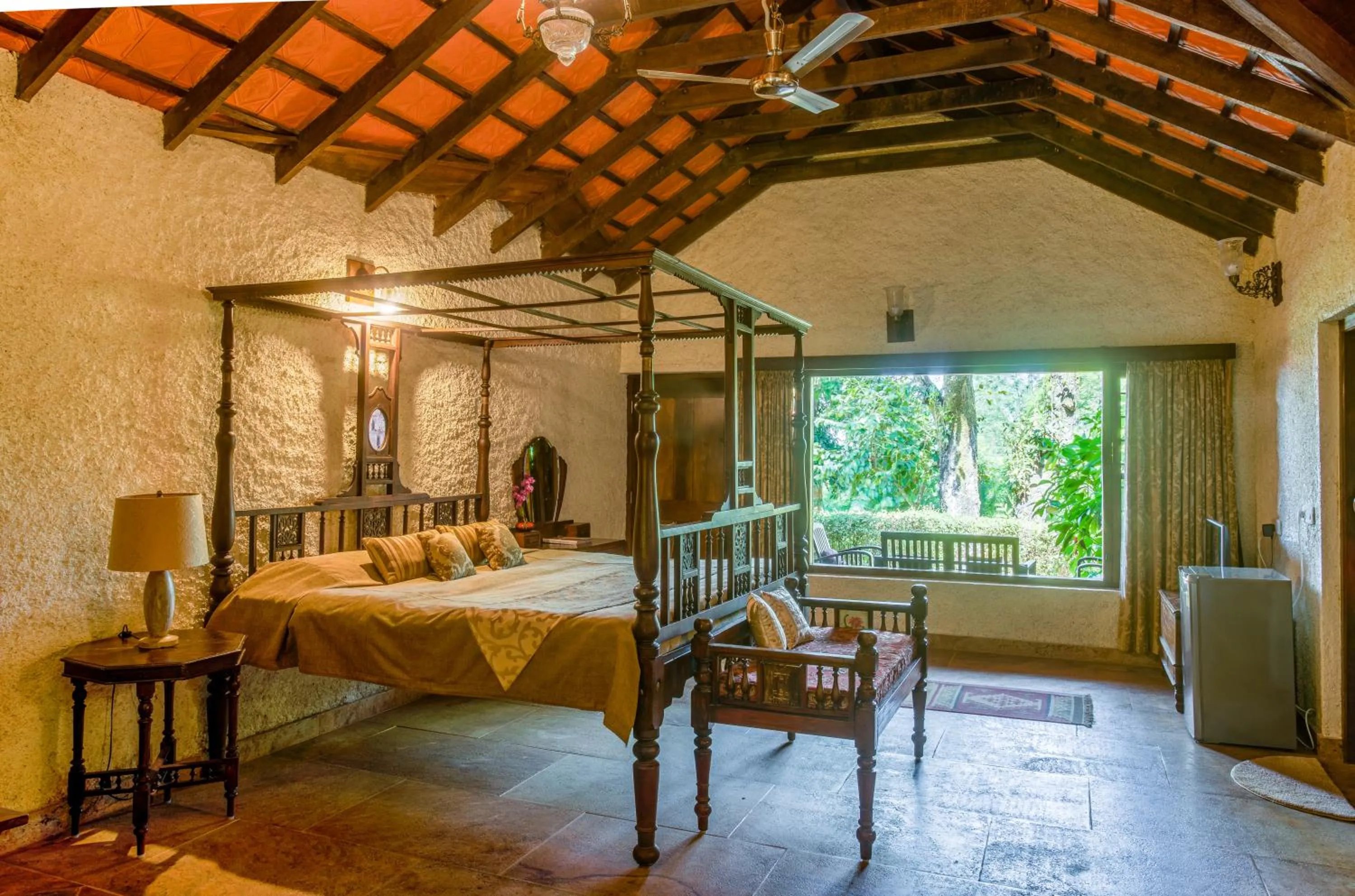 Bedroom, Bed in Villa Urvinkhan Resorts Chikmagalur