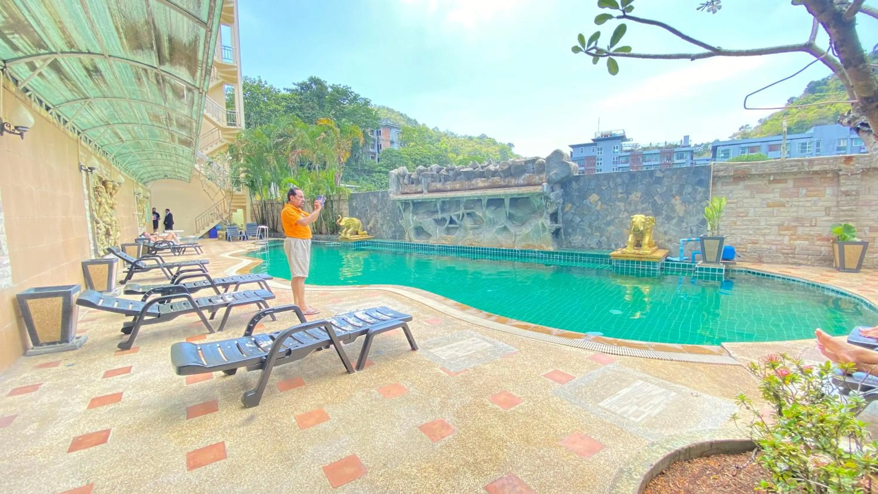 Swimming pool in SM Patong Resort