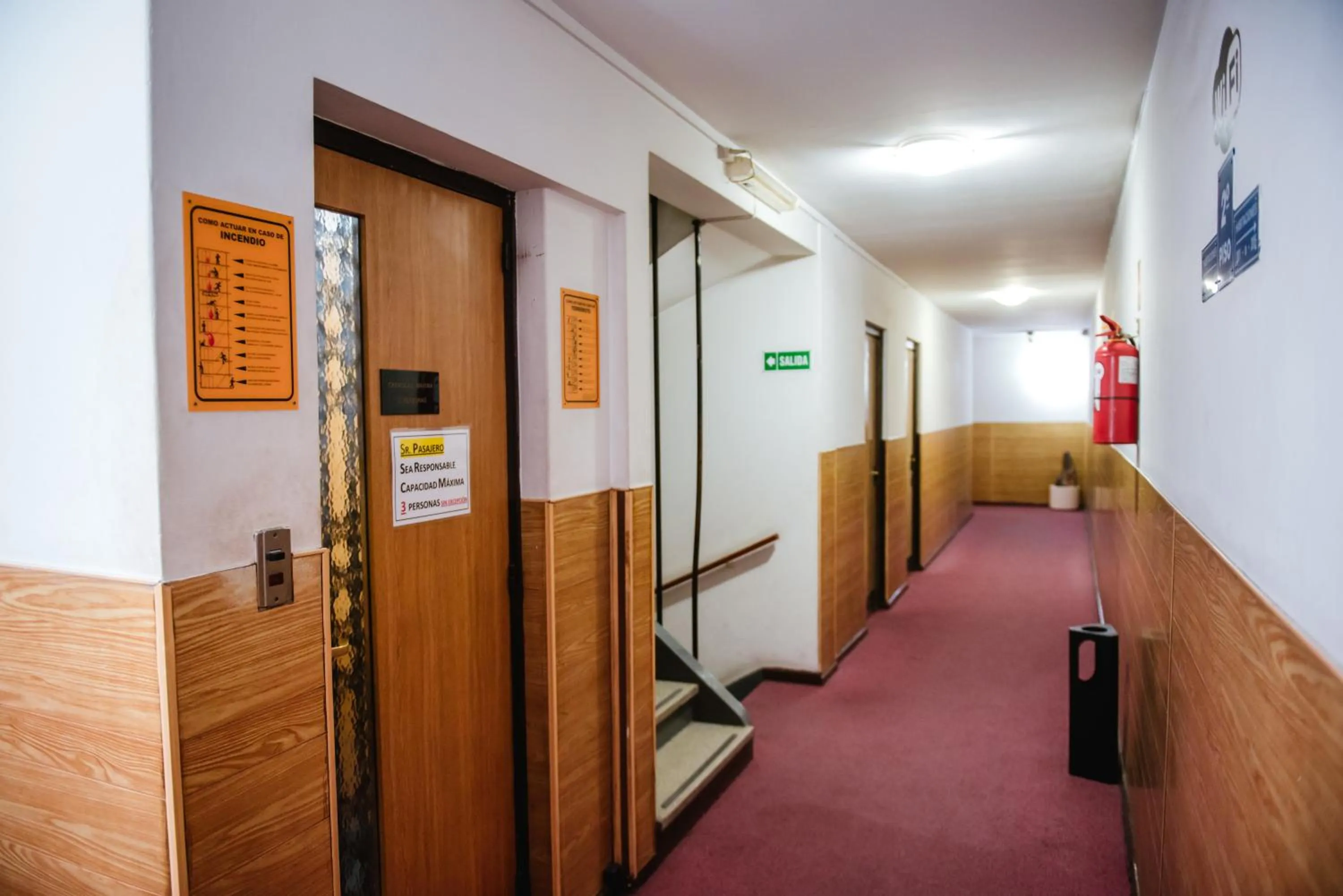 elevator in Hotel Pacífico