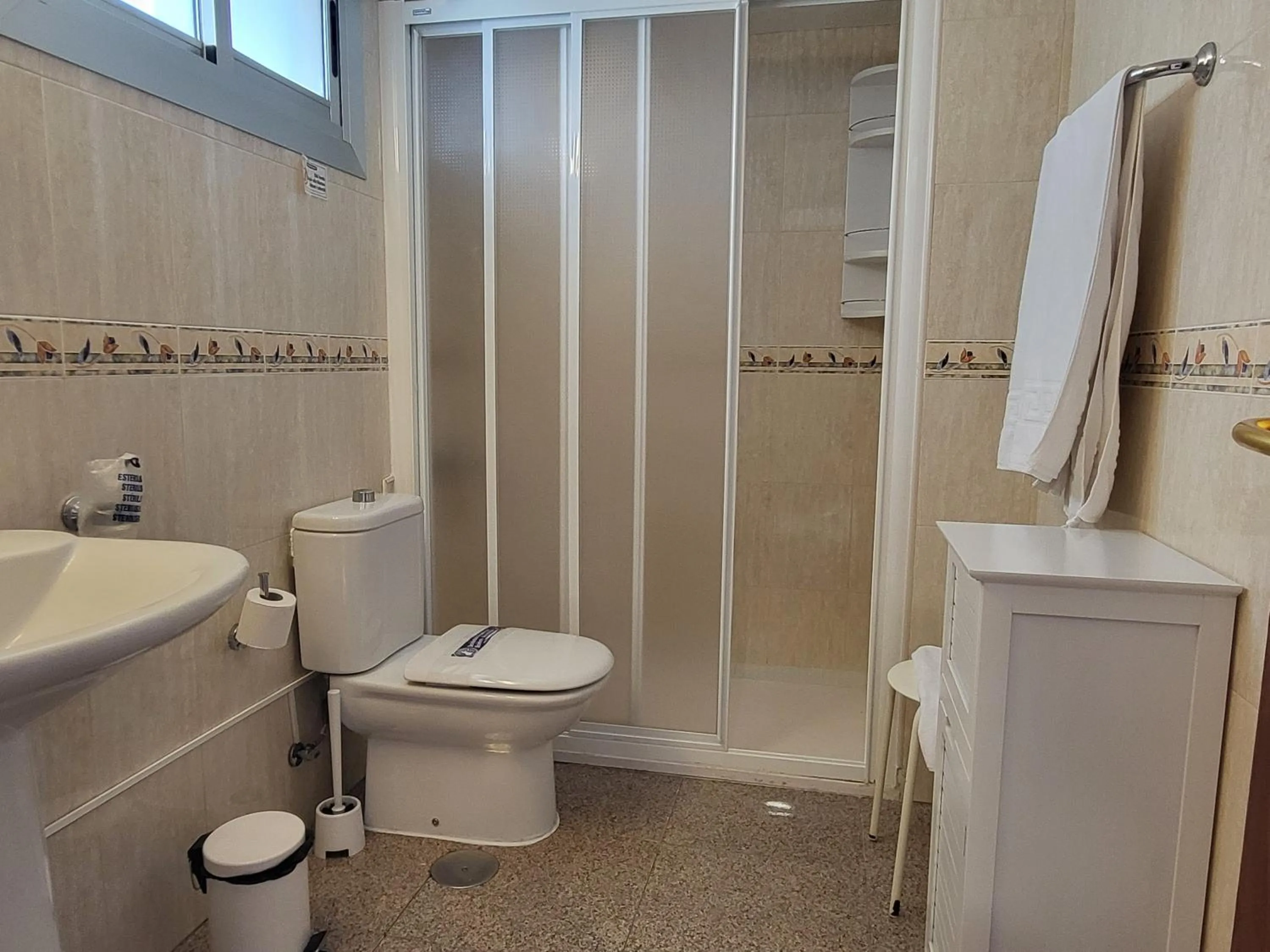 Bathroom in Las Camelias Apartments