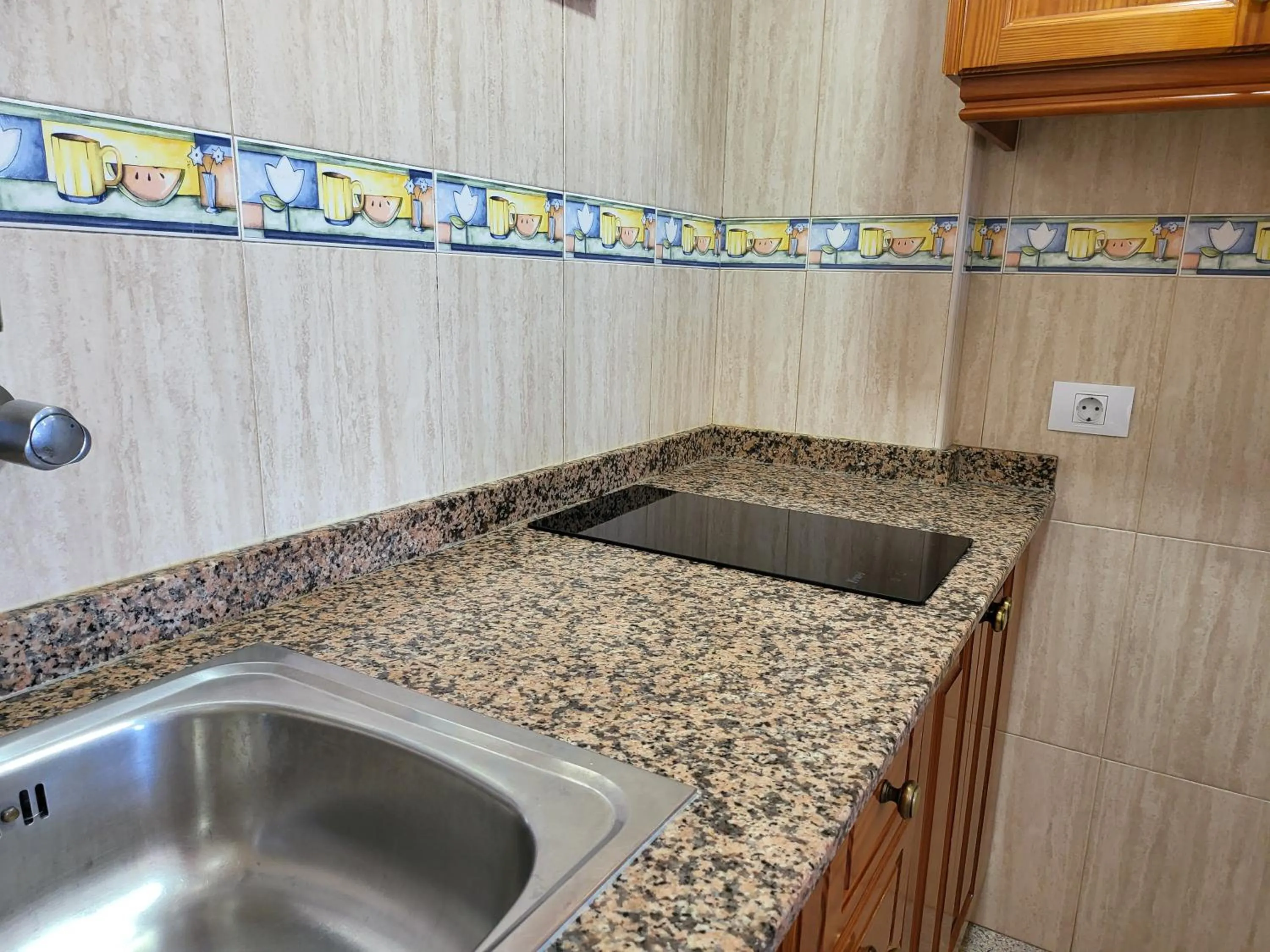 Kitchen or kitchenette in Las Camelias Apartments