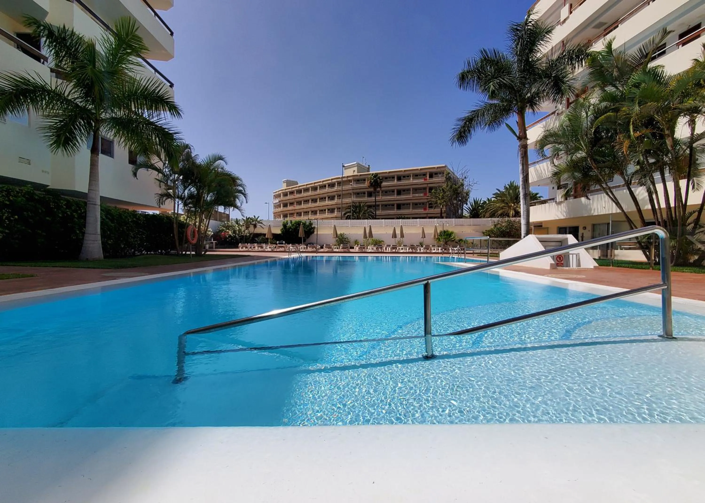 Swimming pool in Las Camelias Apartments
