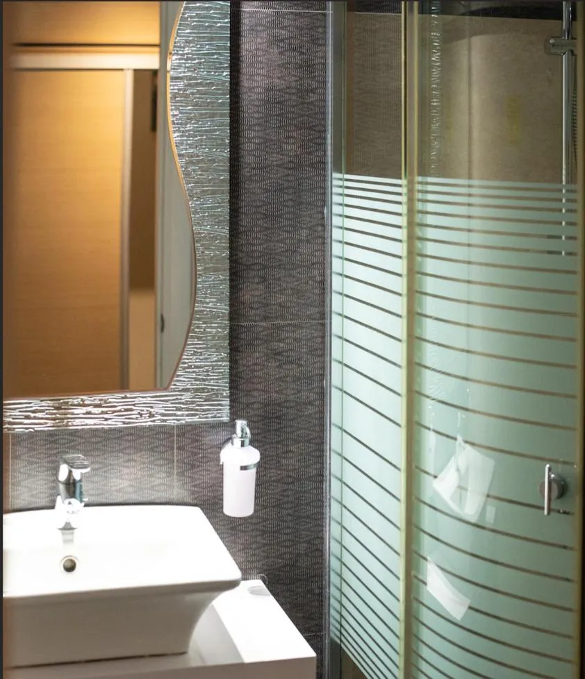 Toilet in Irini Hotel