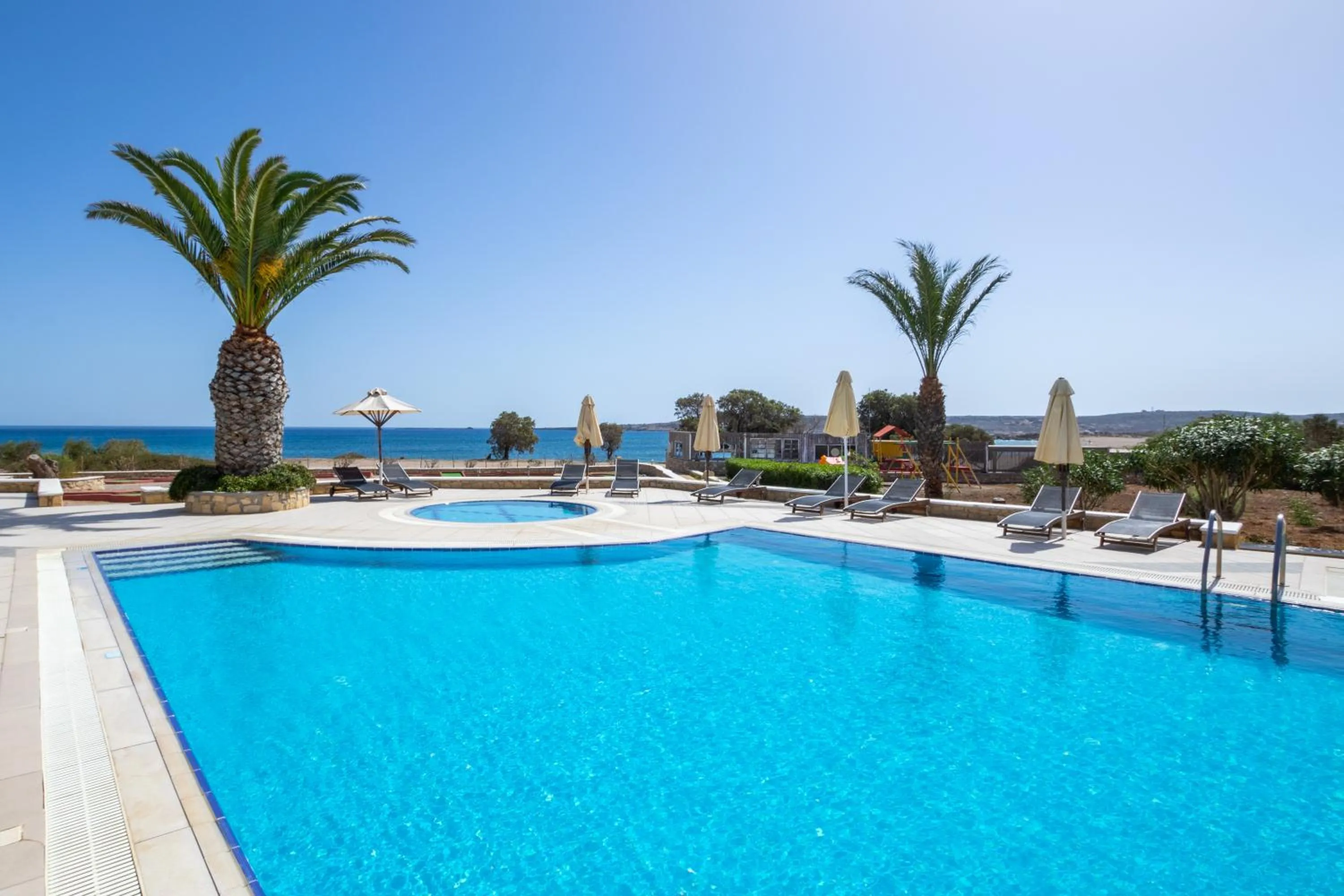 Swimming pool in Irini Hotel