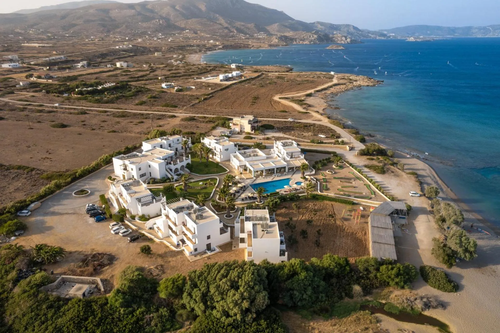 Bird's eye view in Irini Hotel