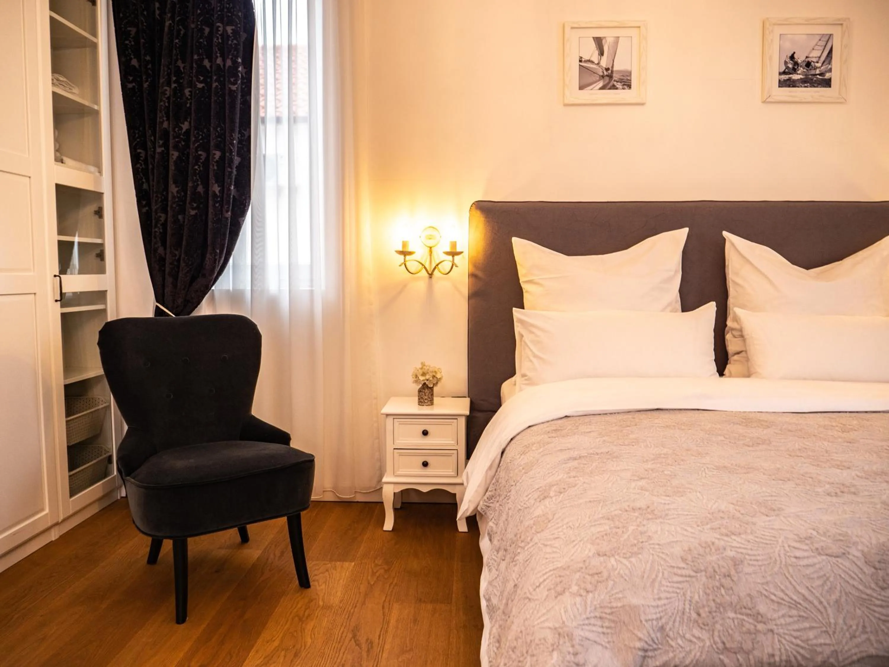 Bedroom in Elegant Hvar town villa with pool