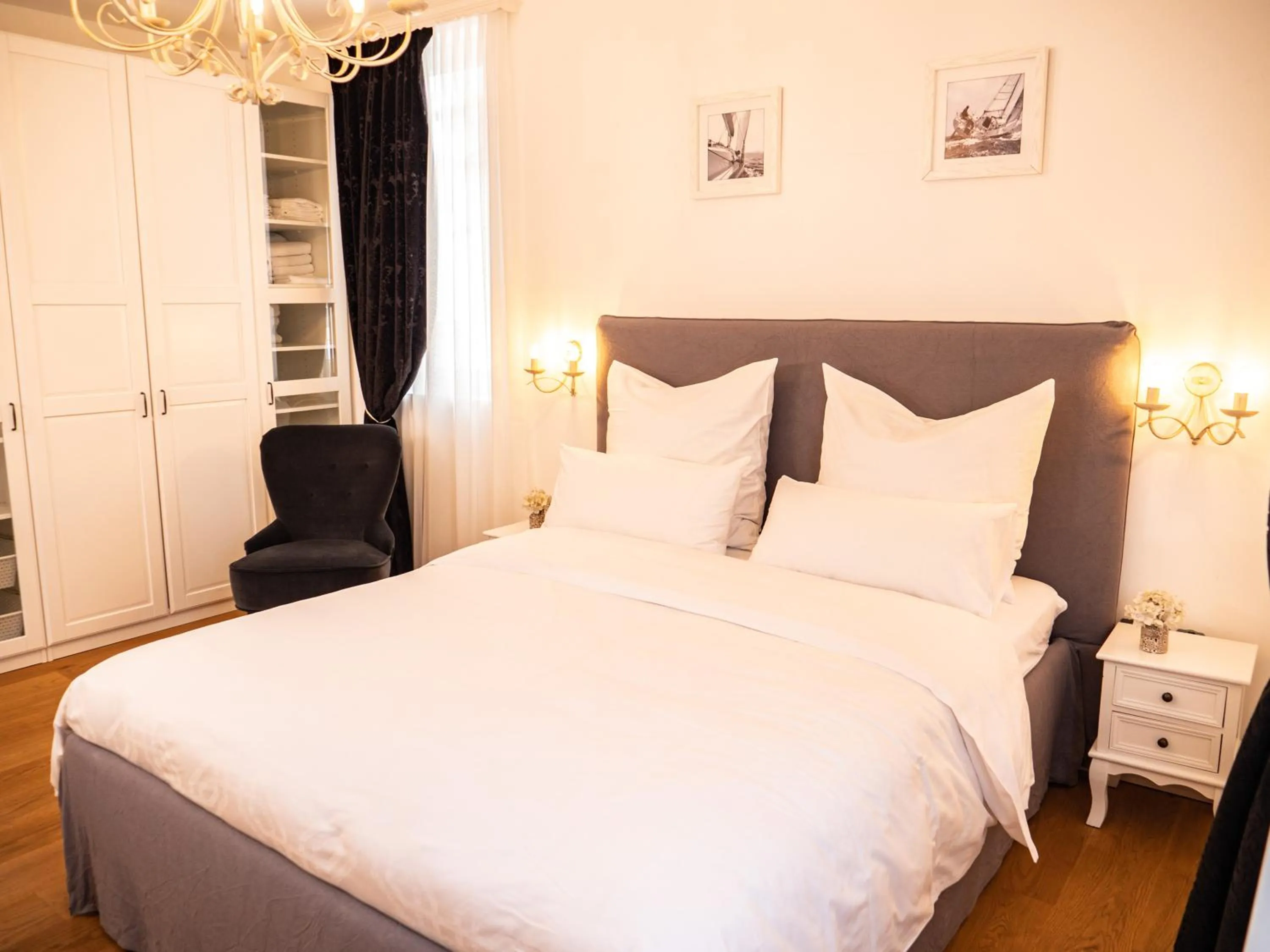 Bedroom in Elegant Hvar town villa with pool