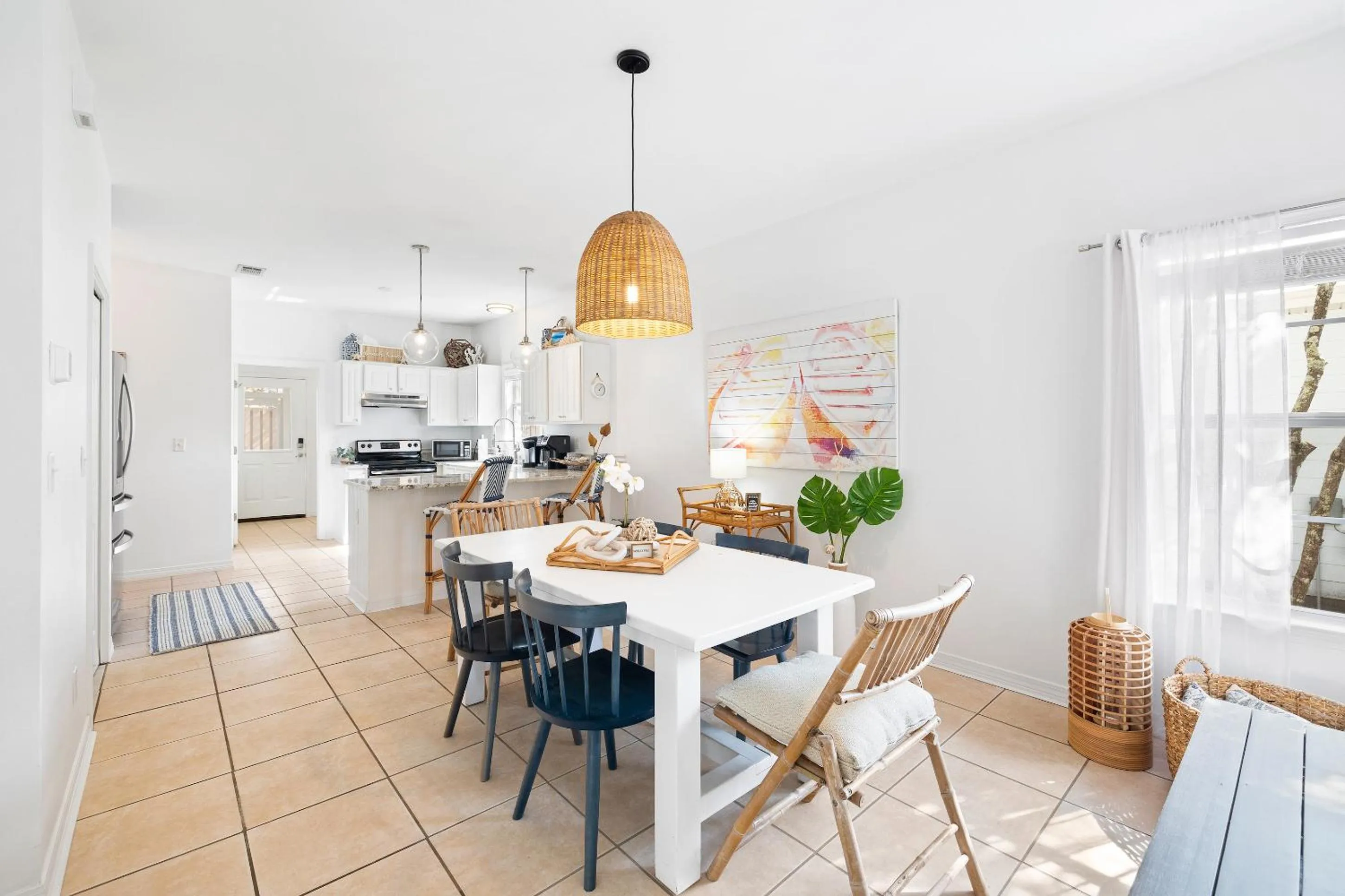 Kitchen or kitchenette in 30A Beach House - Coconut Cottage by Panhandle Getaways