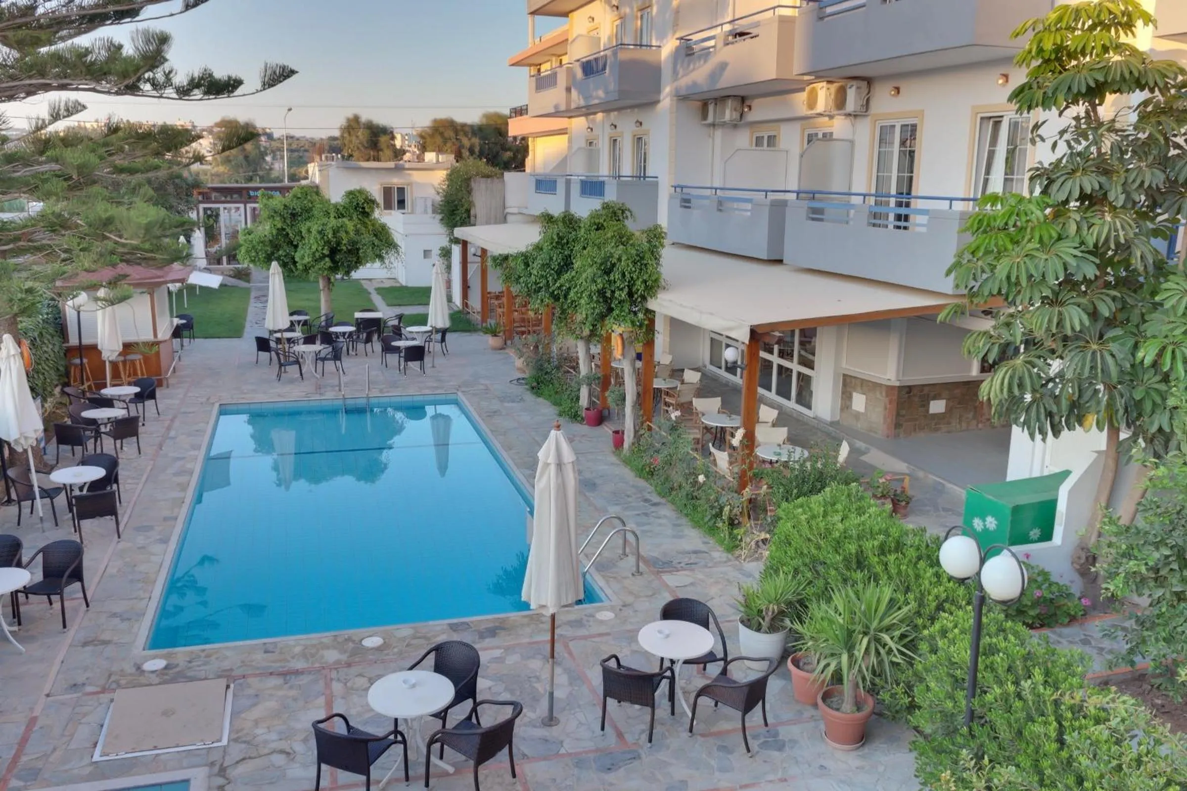 Garden in Marirena Hotel