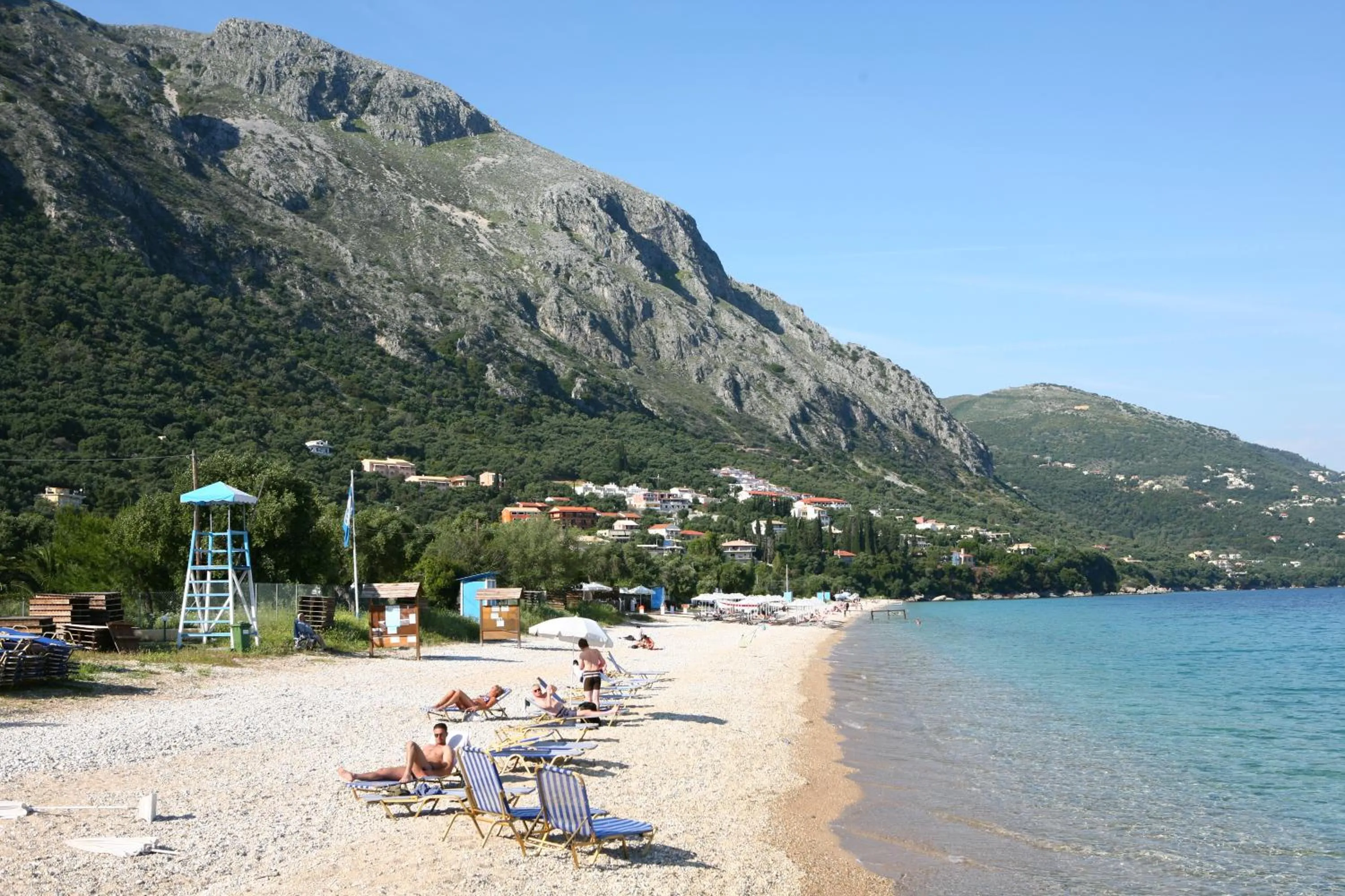 Beach in Pantokrator Hotel