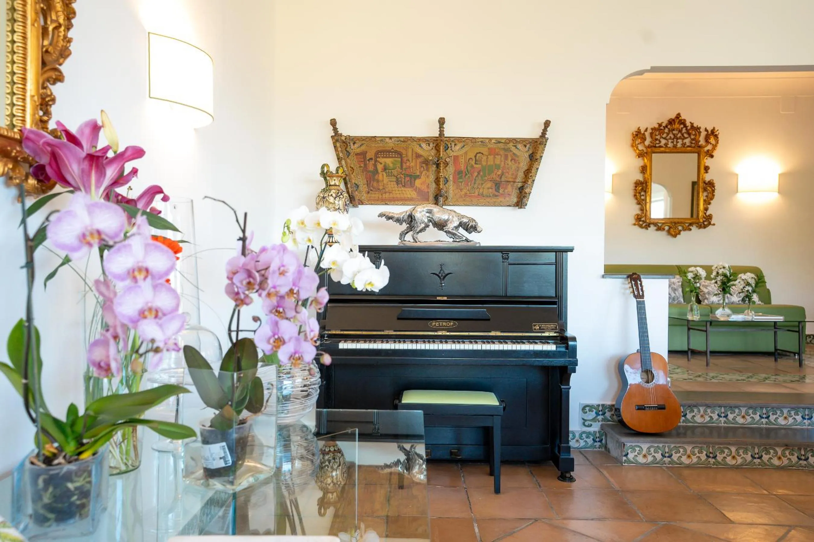 Living room in Eden Villa