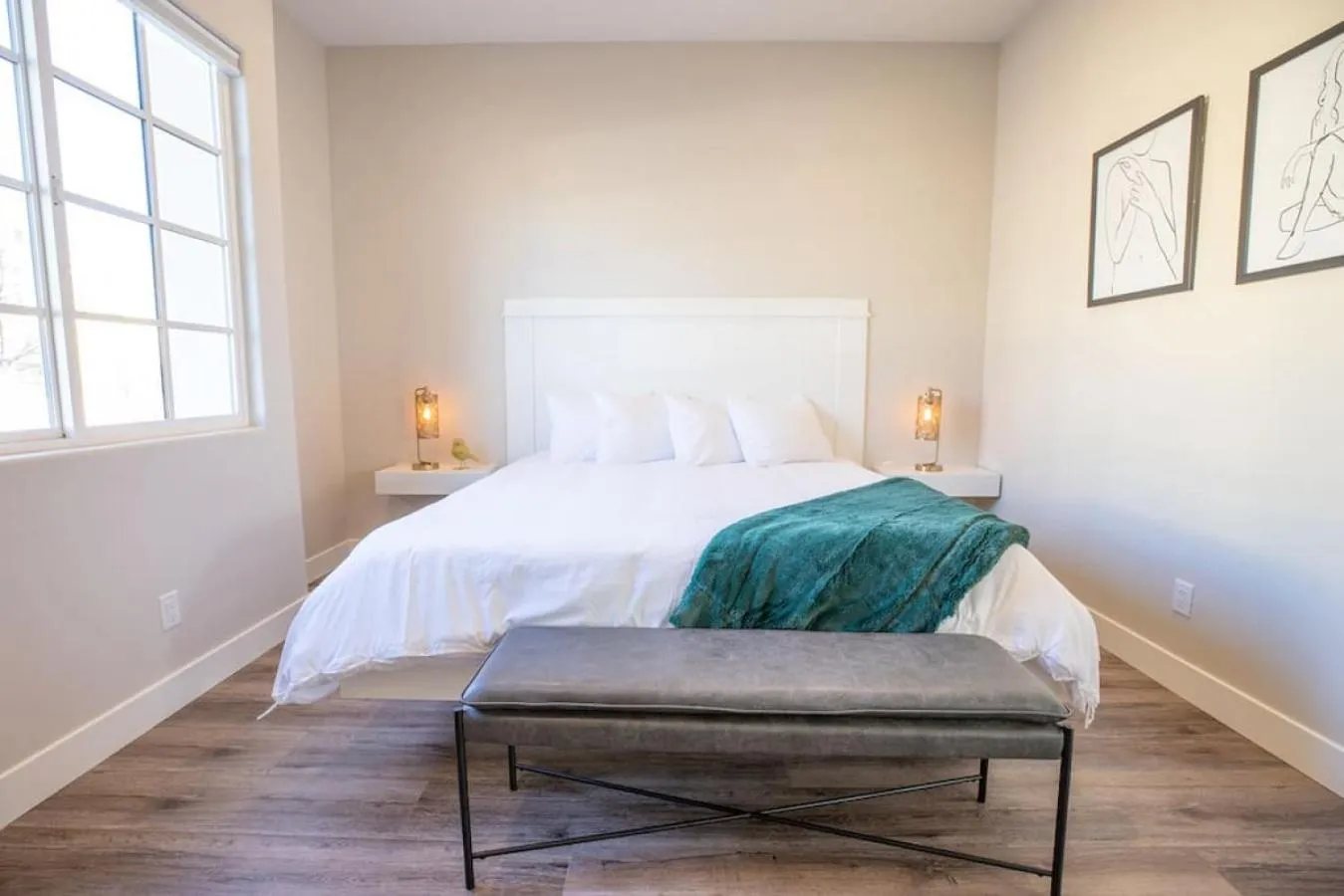 Bed in Paramount Luxury Villa with Swim Spa Sleeps 39