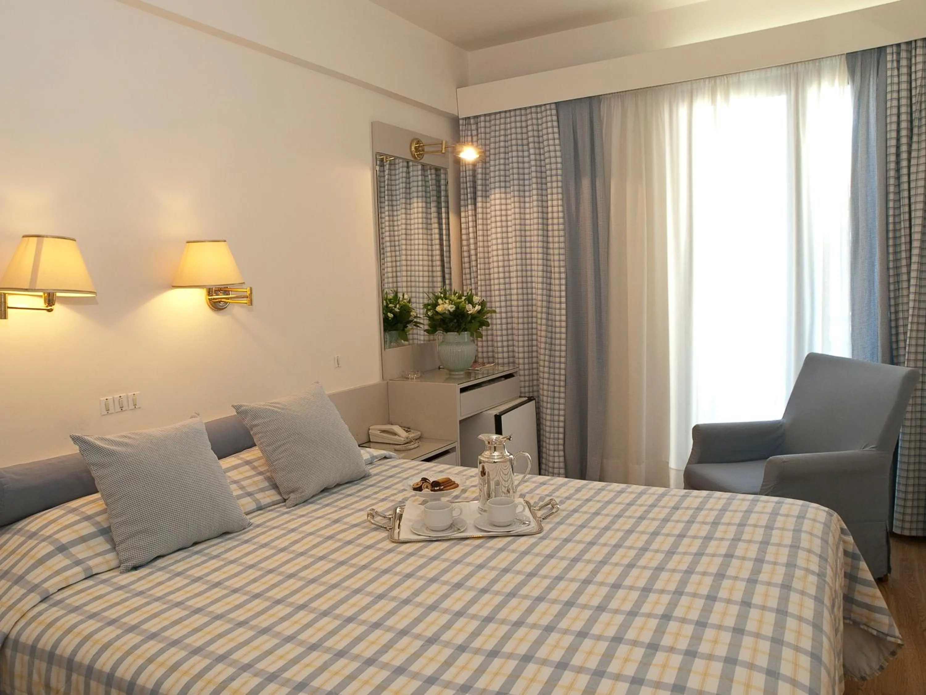 Bed in The Park Hotel Piraeus