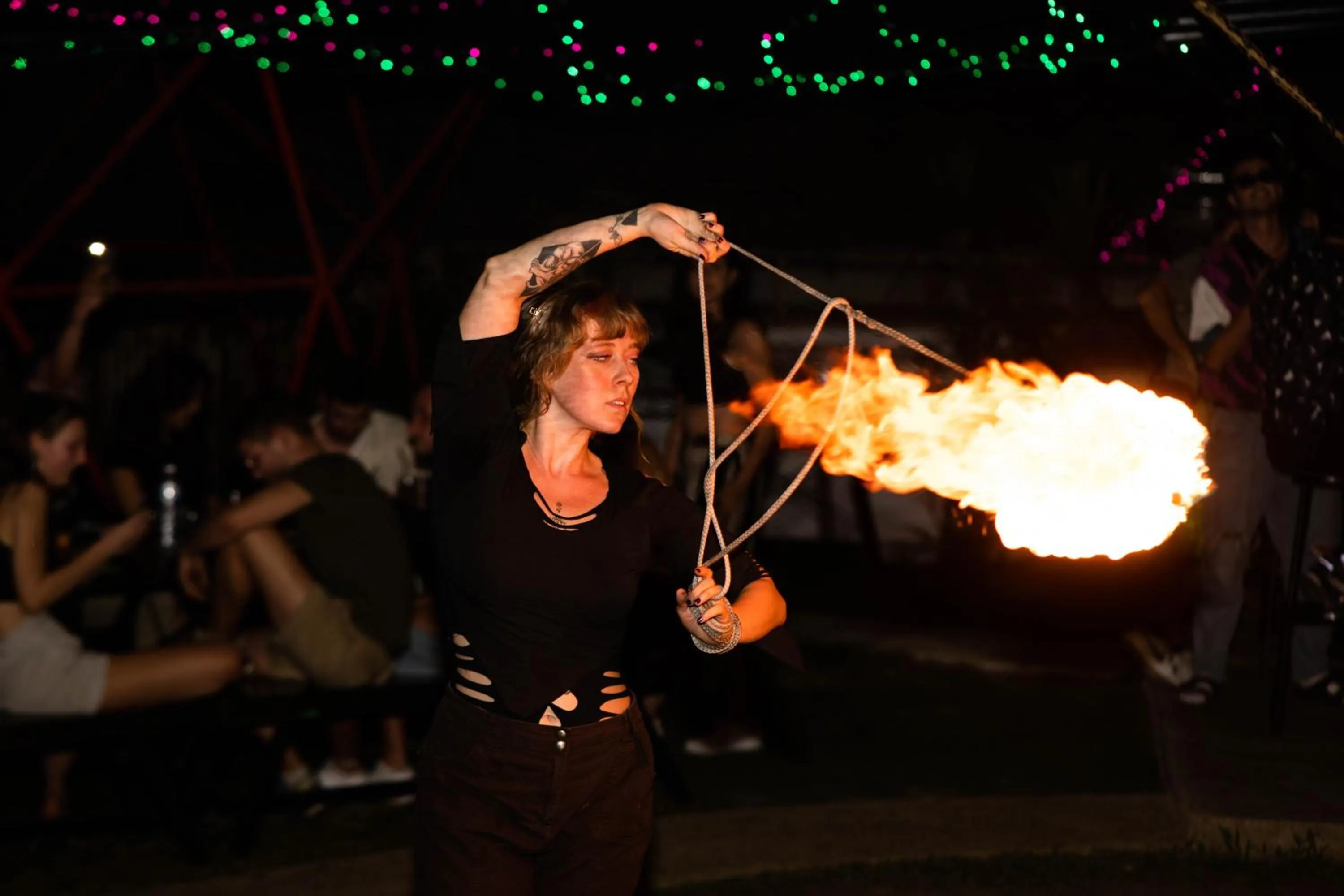 Evening entertainment in Mad Monkey Pai