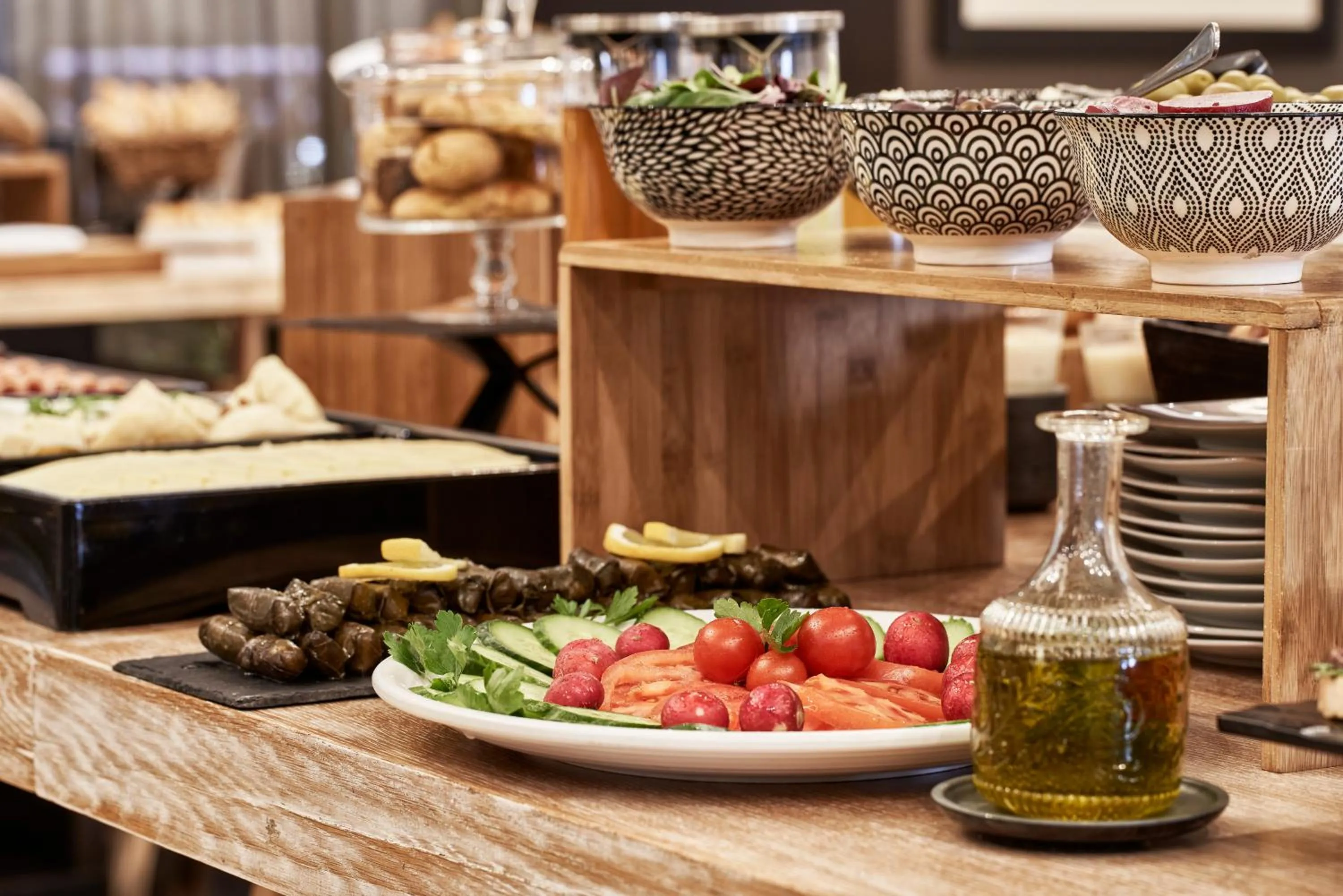 Food in Sea View Cityscape Hotel