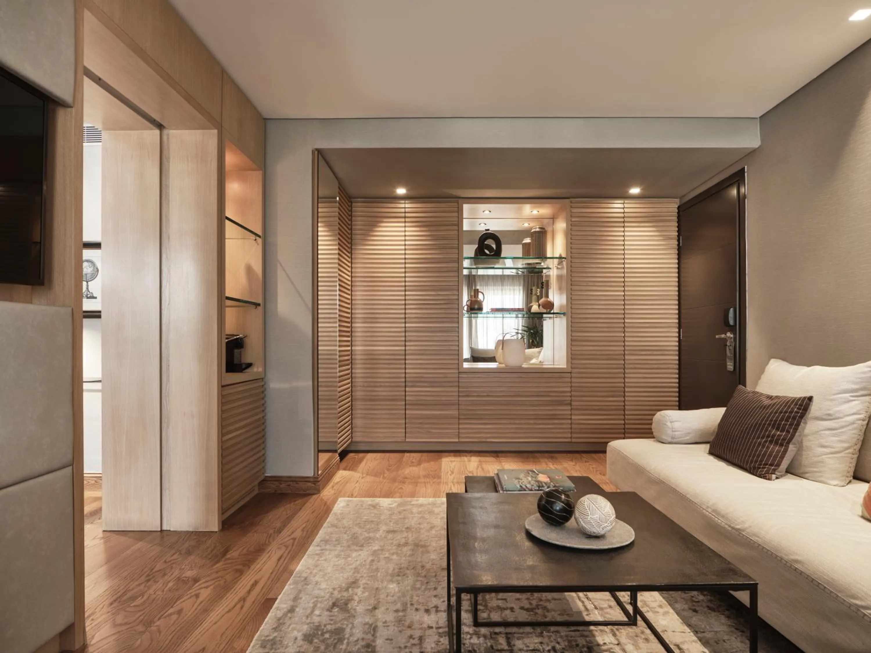 Living room in Sea View Cityscape Hotel