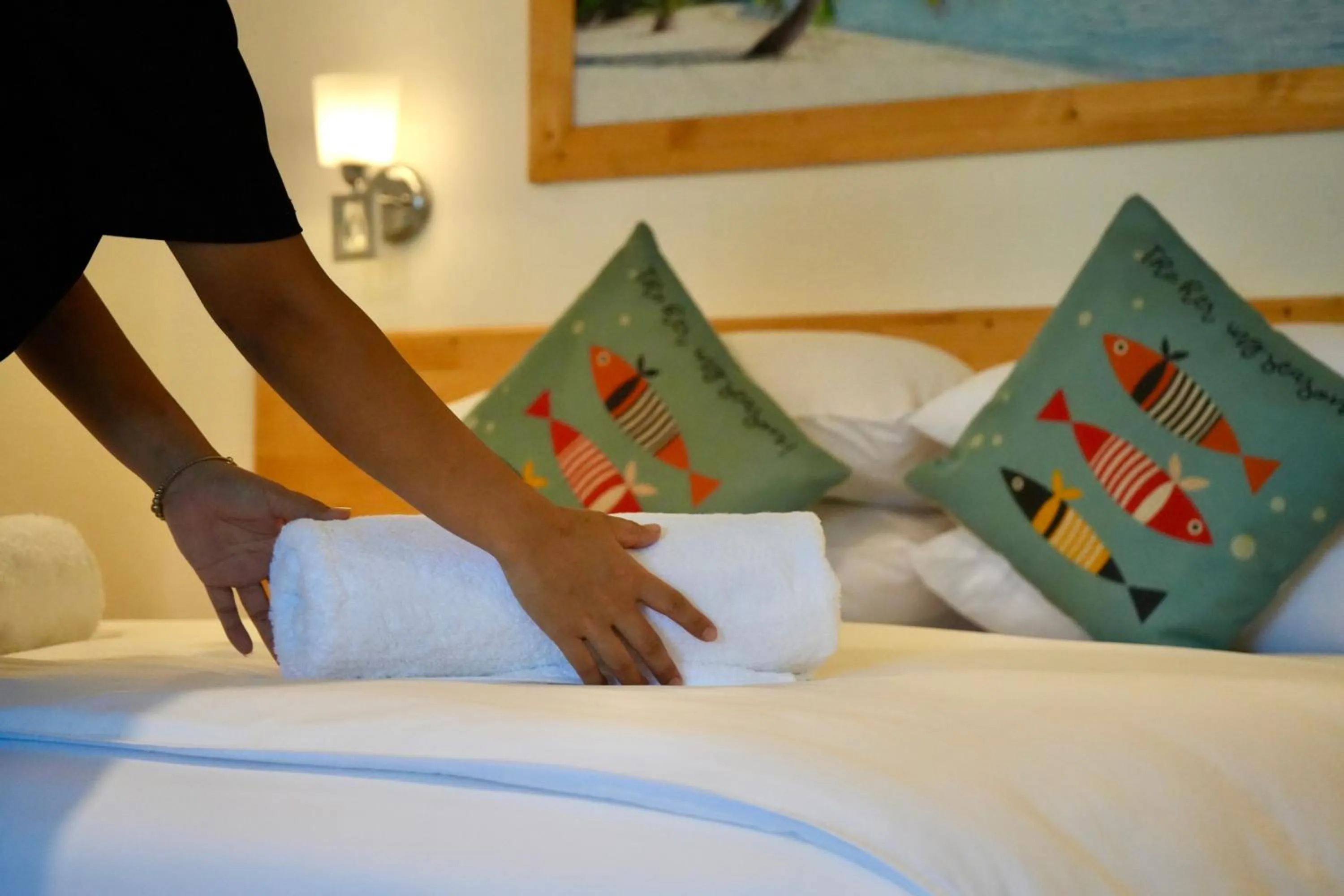 Bed in Asseyri Guest House