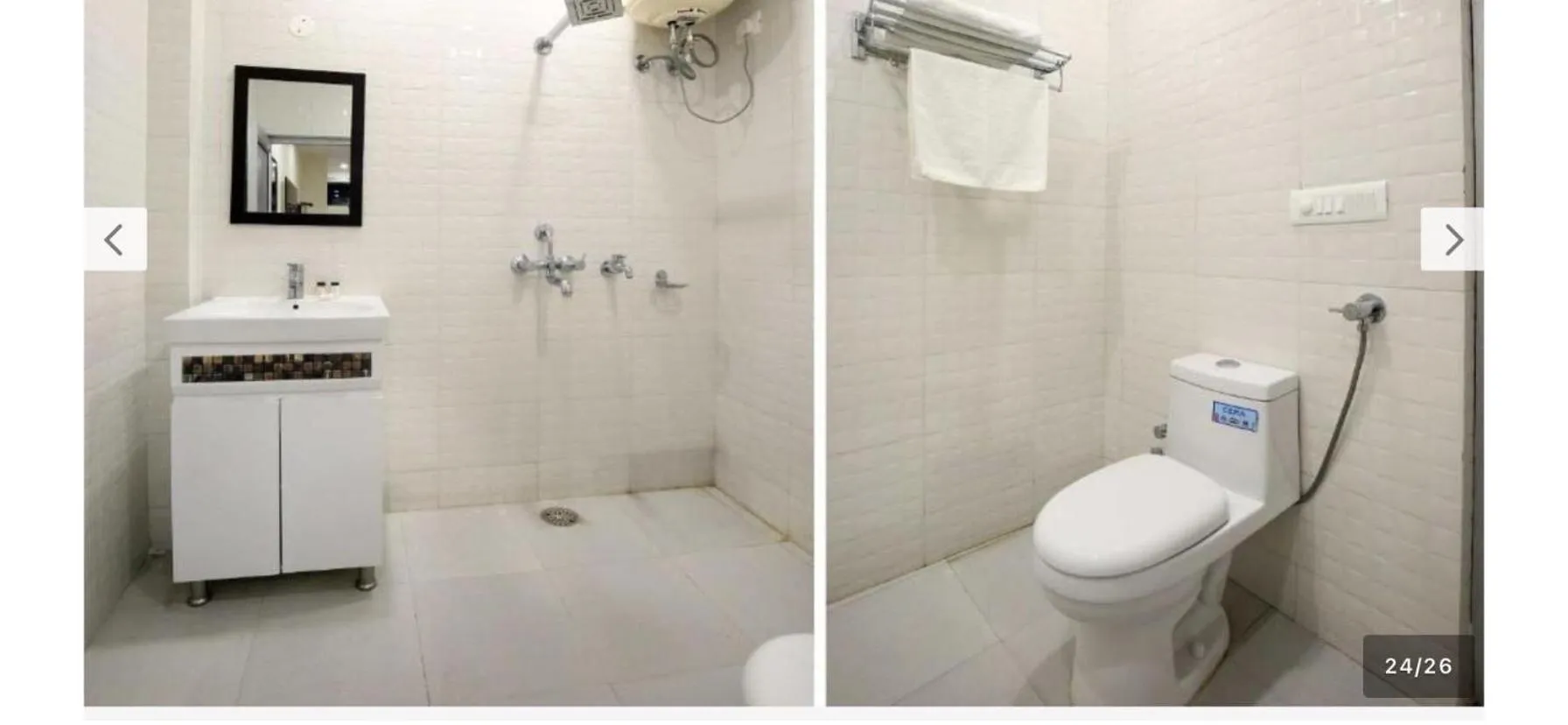 Bathroom in Hotel O Alpine