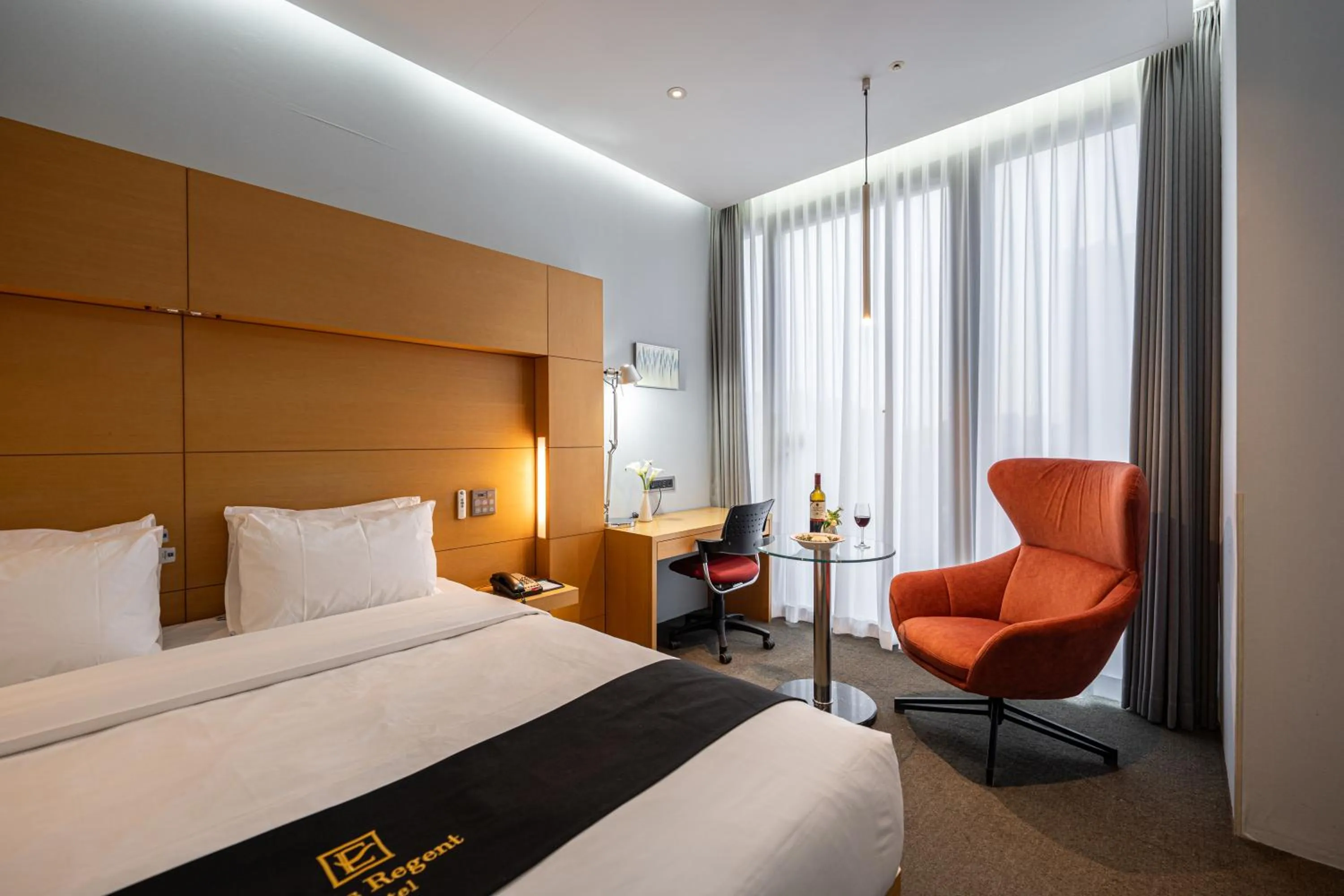 Decorative detail, Bed in Eldis Regent Hotel