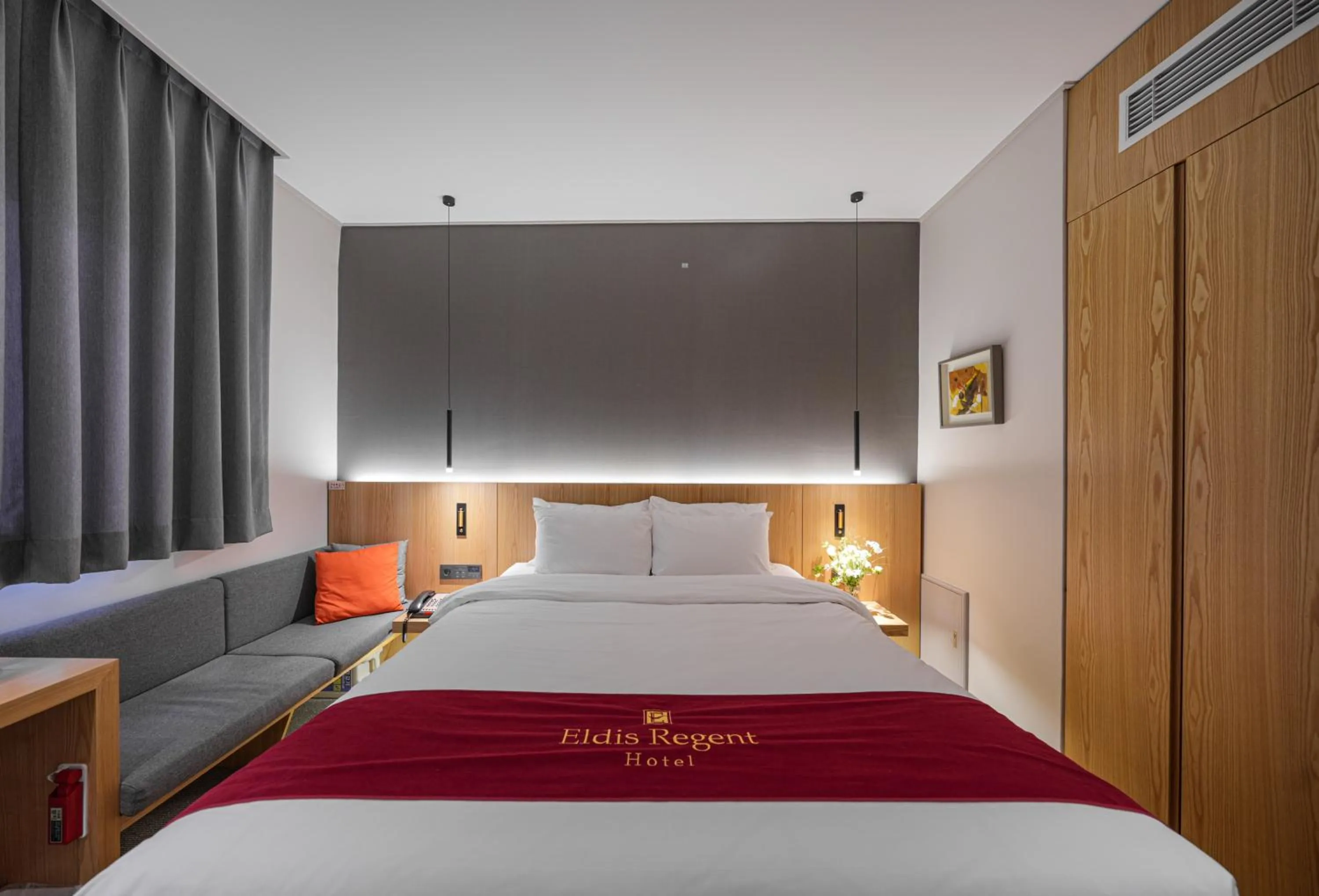 Decorative detail, Bed in Eldis Regent Hotel