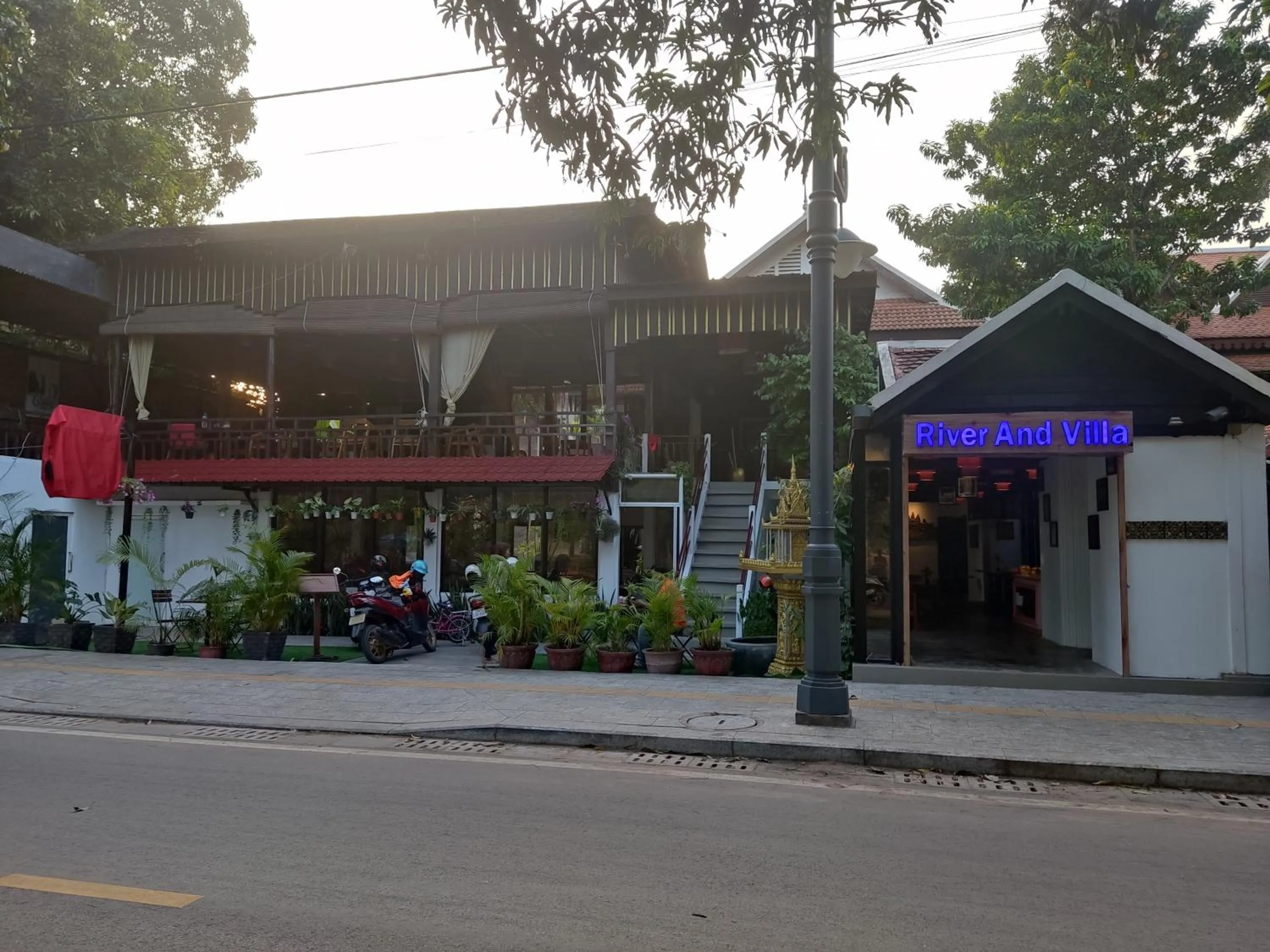 Property building in River and villa