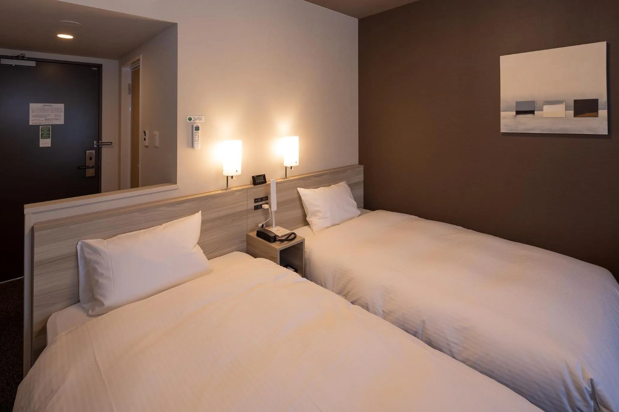 Photo of the whole room, Bed in Hotel Route Inn Kinokawa