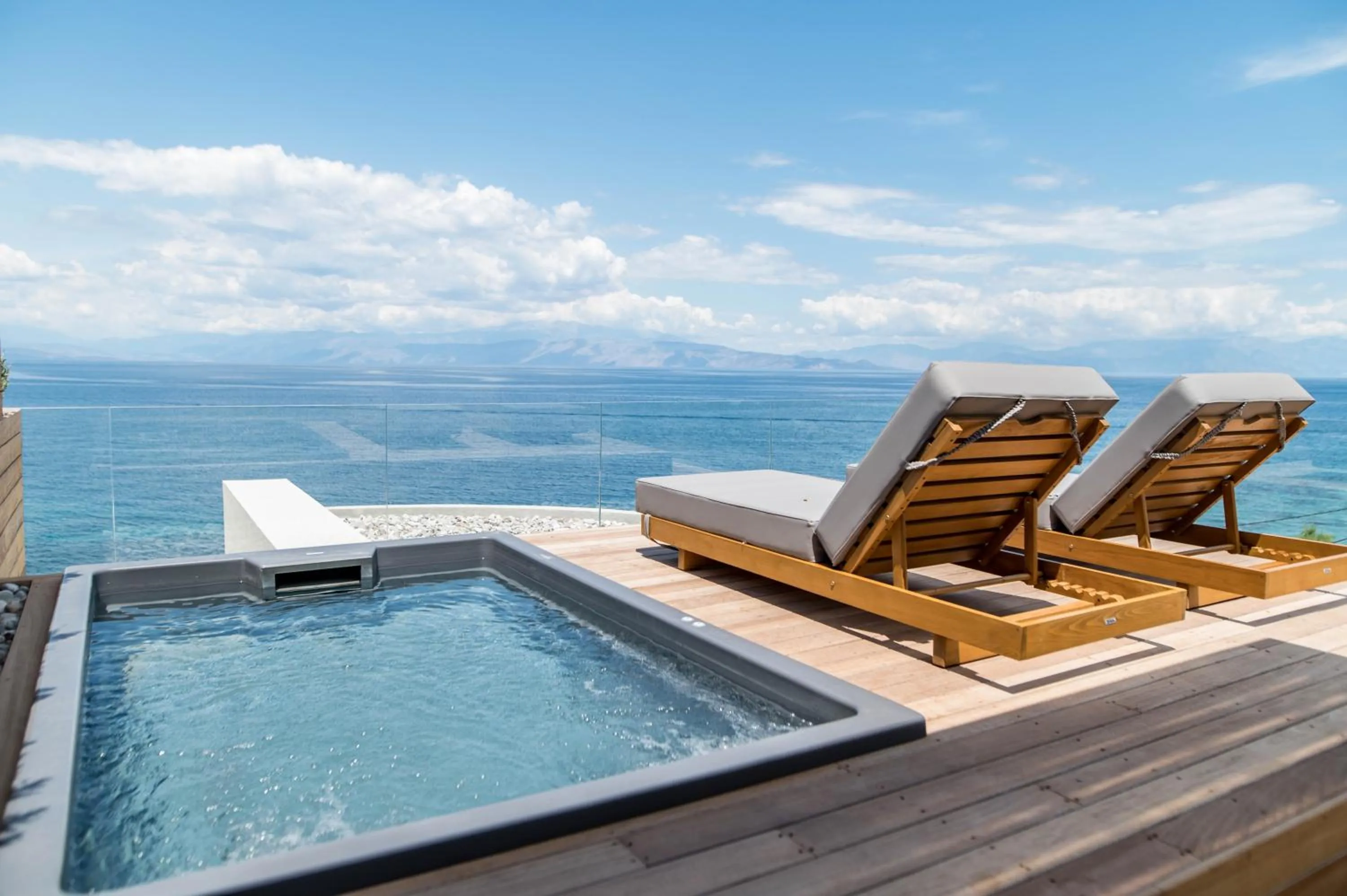 Swimming pool in Alissachni SeaSide Hotel