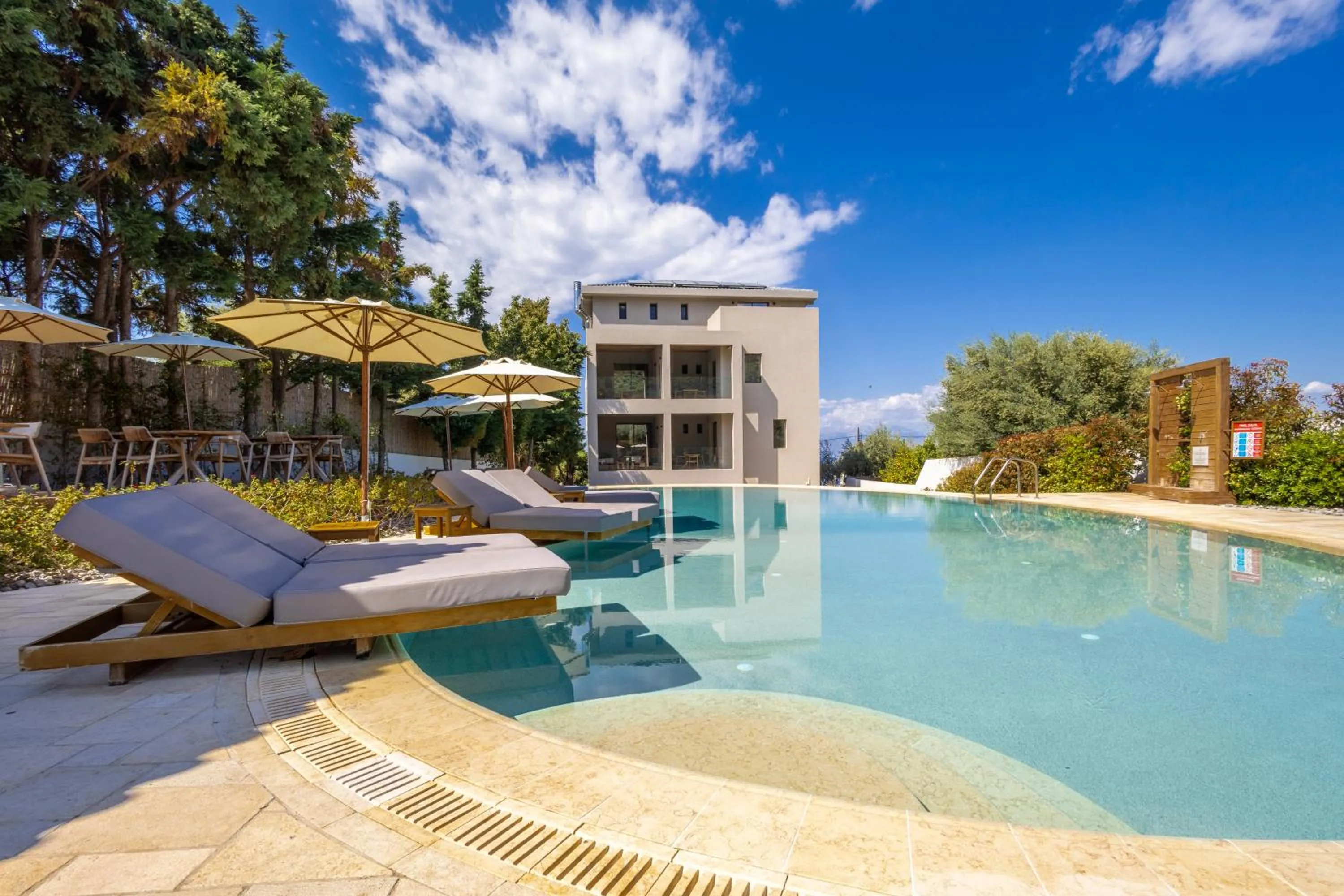 Swimming pool in Alissachni SeaSide Hotel