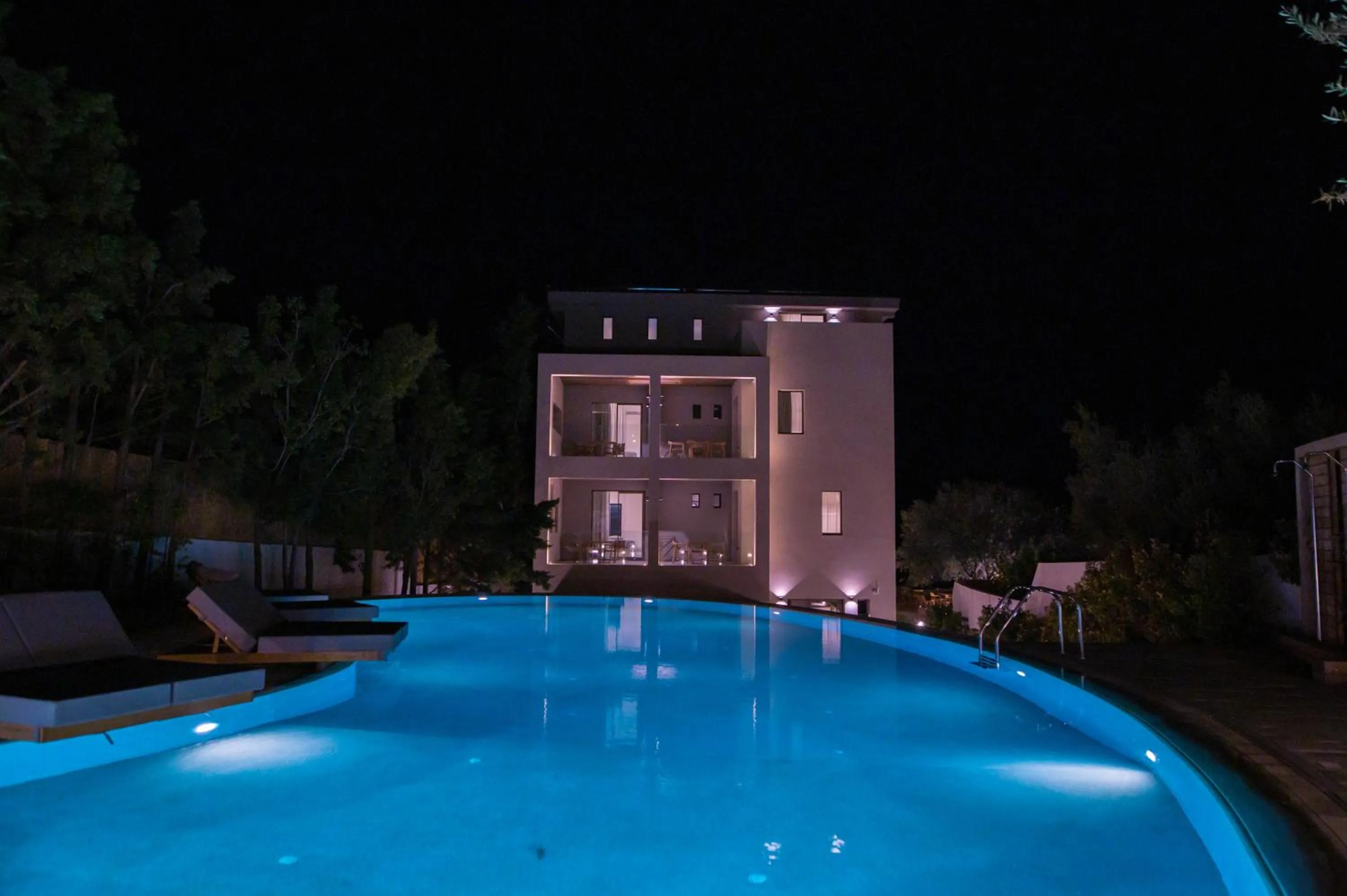 Pool view in Alissachni SeaSide Hotel