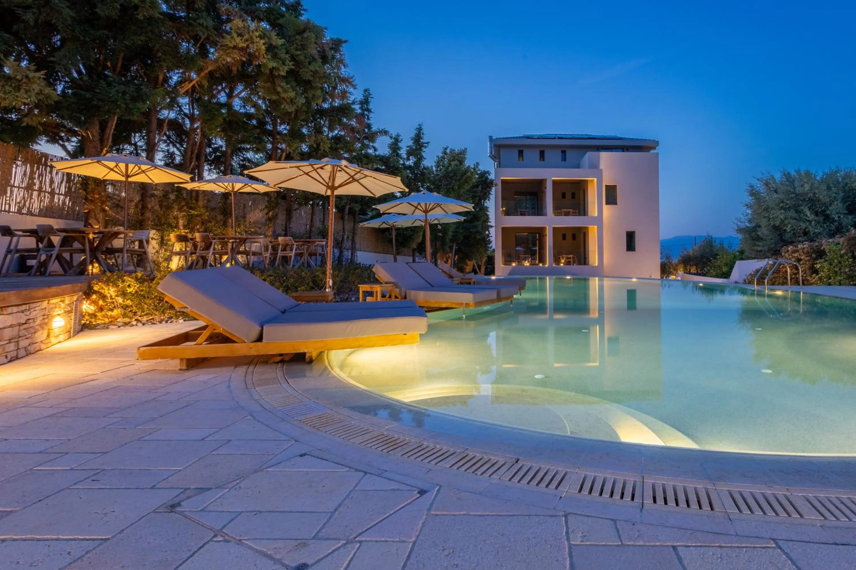 Swimming pool in Alissachni SeaSide Hotel