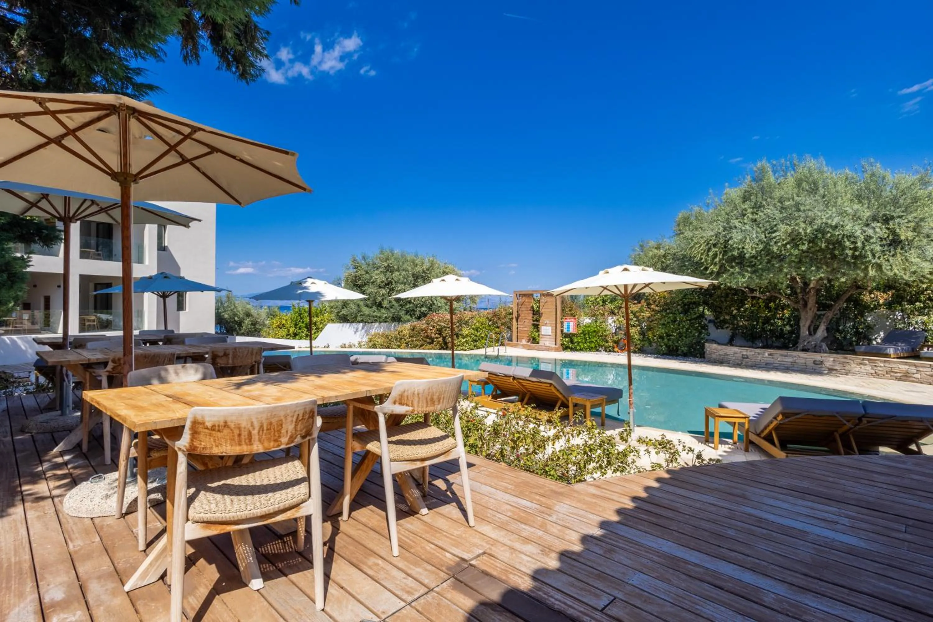 Swimming pool in Alissachni SeaSide Hotel